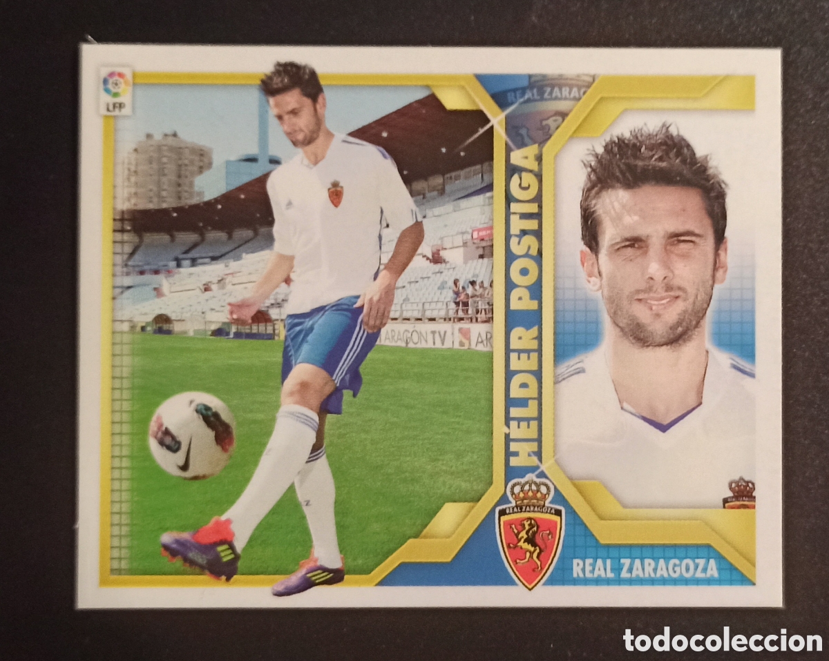 Cromos de F&uacute;tbol: H&eacute;lder Postiga (Zaragoza) &uacute;ltimos fichajes 60 Liga Panini Este 11 12 2011 2012
