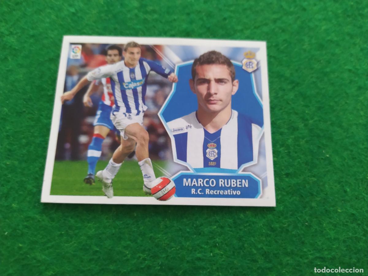 Figurine di Calcio: Liga este 2008 2009 08 09 nuevo sin pegar - RECREATIVO DE HUELVA - MARCO RUBEN