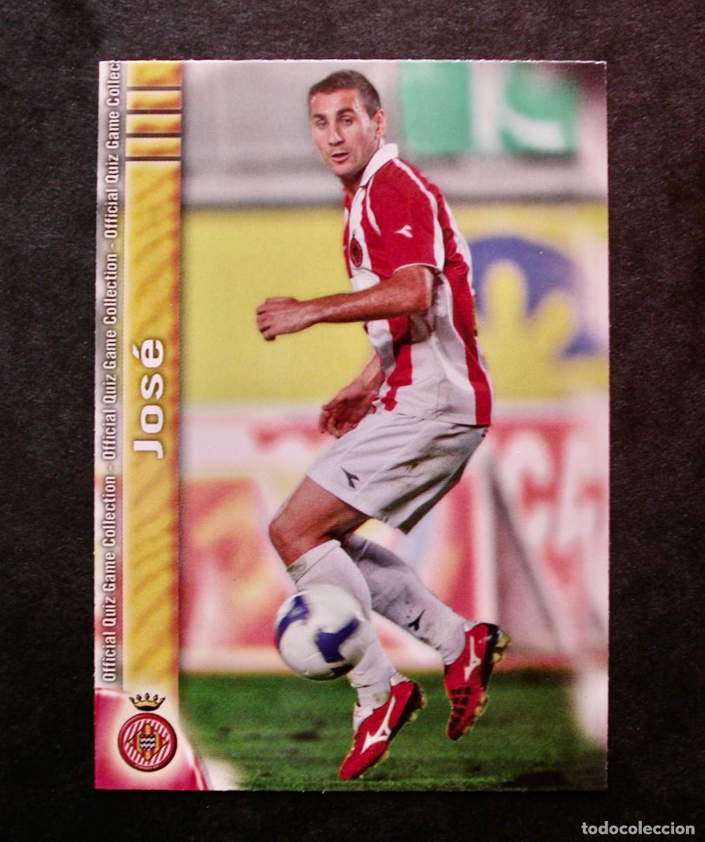 Figurine di Calcio: 1034 JOS&Eacute; / GIRONA / SEGUNDA DIVISI&Oacute;N / QUIZ GAME COLLECTION 2009 2010 09 10 / MUNDICROMO