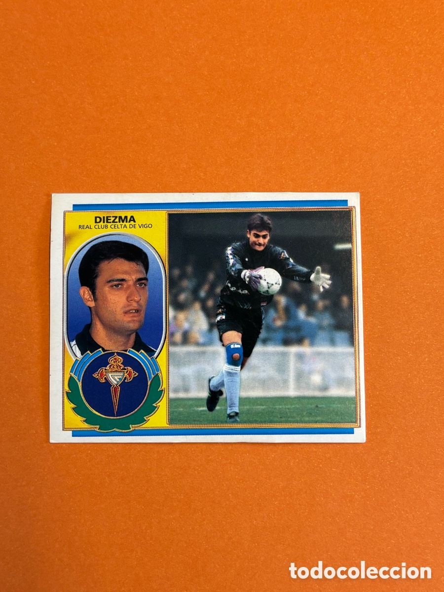 Cromos de F&uacute;tbol: DIEZMA CELTA DE VIGO LIGA ESTE 1996/97 96 97 NUNCA PEGADO SIN PEGAR