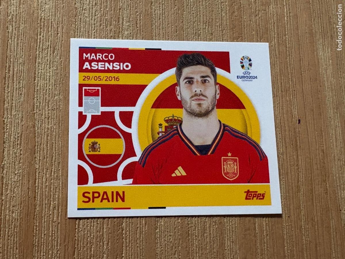 Cromos de F&uacute;tbol: 18. STICKER TOPPS UEFA EURO GERMANY 2024 MARCO ASENSIO ESP 17