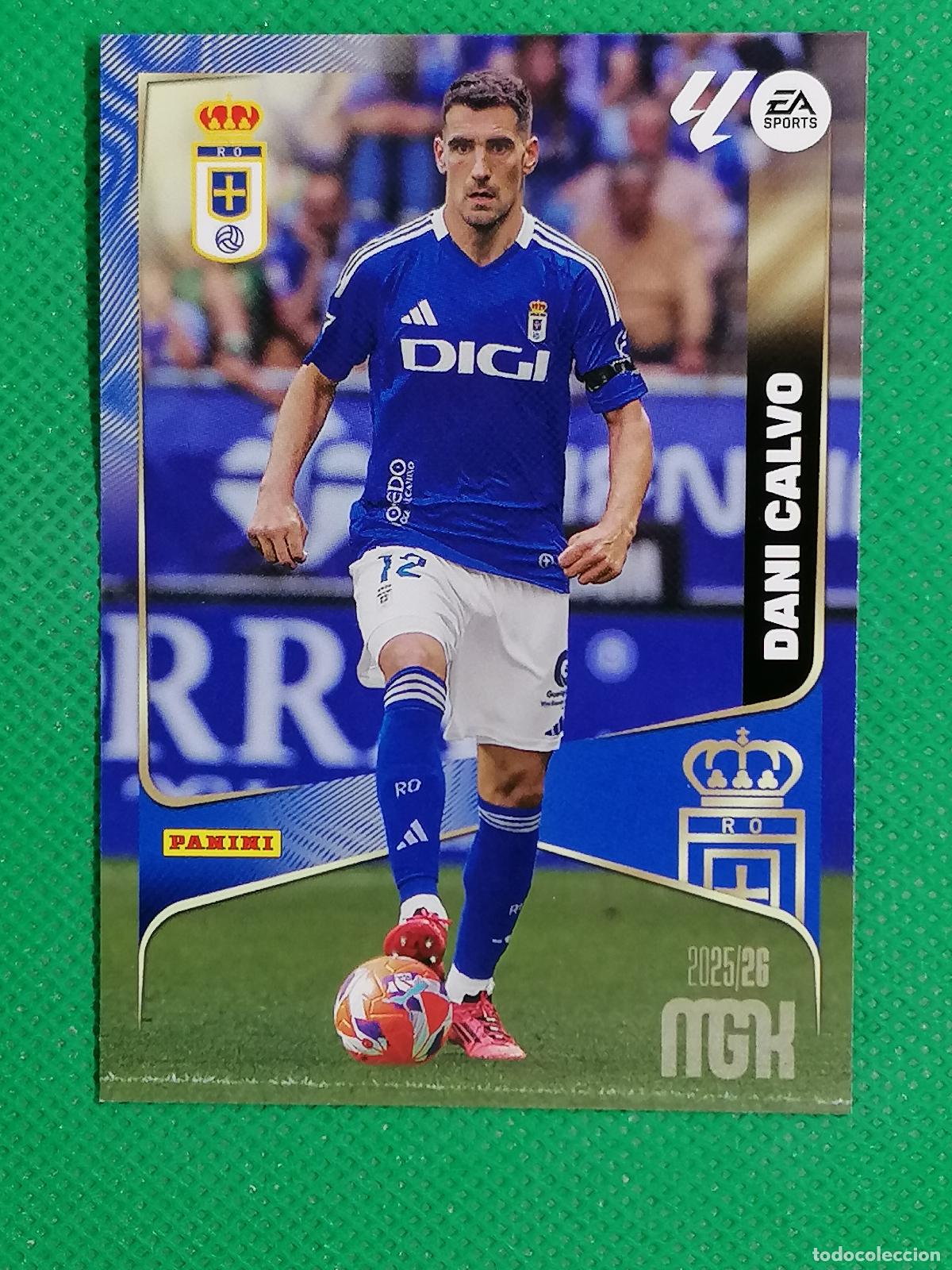Fu&szlig;ball-Sticker: 275 DANI CALVO REAL OVIEDO ⚽ MEGACRACKS LIGA 2025 2026 25 26 ⚽