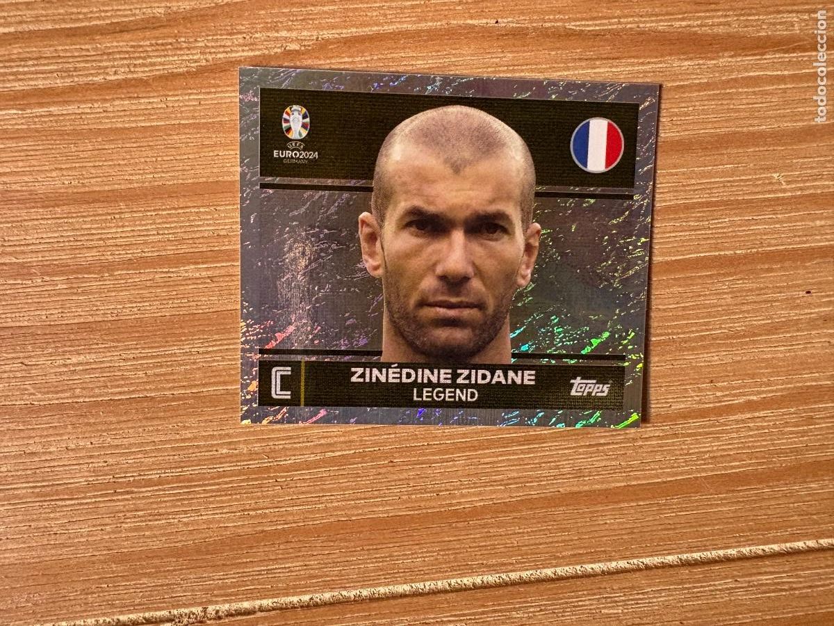 Cromos de F&uacute;tbol: 18. STICKER TOPPS UEFA EURO GERMANY 2024 ZINEDINE ZIDANE FRA 2