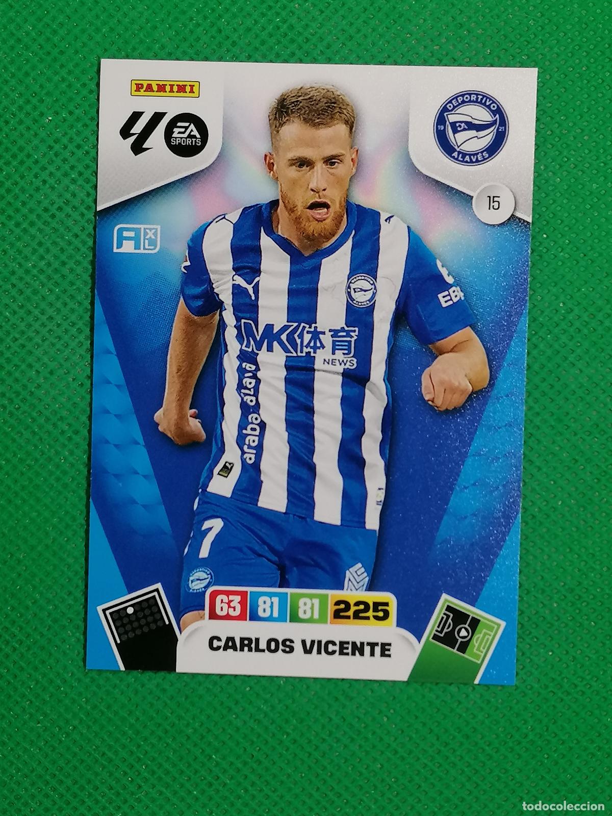 Cromos de F&uacute;tbol: 15 CARLOS VICENTE ALAVES ⚽ LIGA ADRENALYN XL 2025 2026 25 26 ⚽