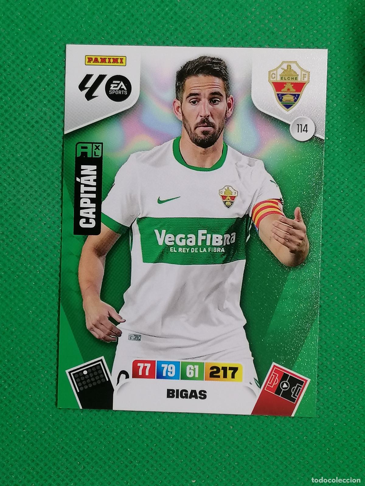Cromos de F&uacute;tbol: 114 BIGAS ELCHE ⚽ LIGA ADRENALYN XL 2025 2026 25 26 ⚽