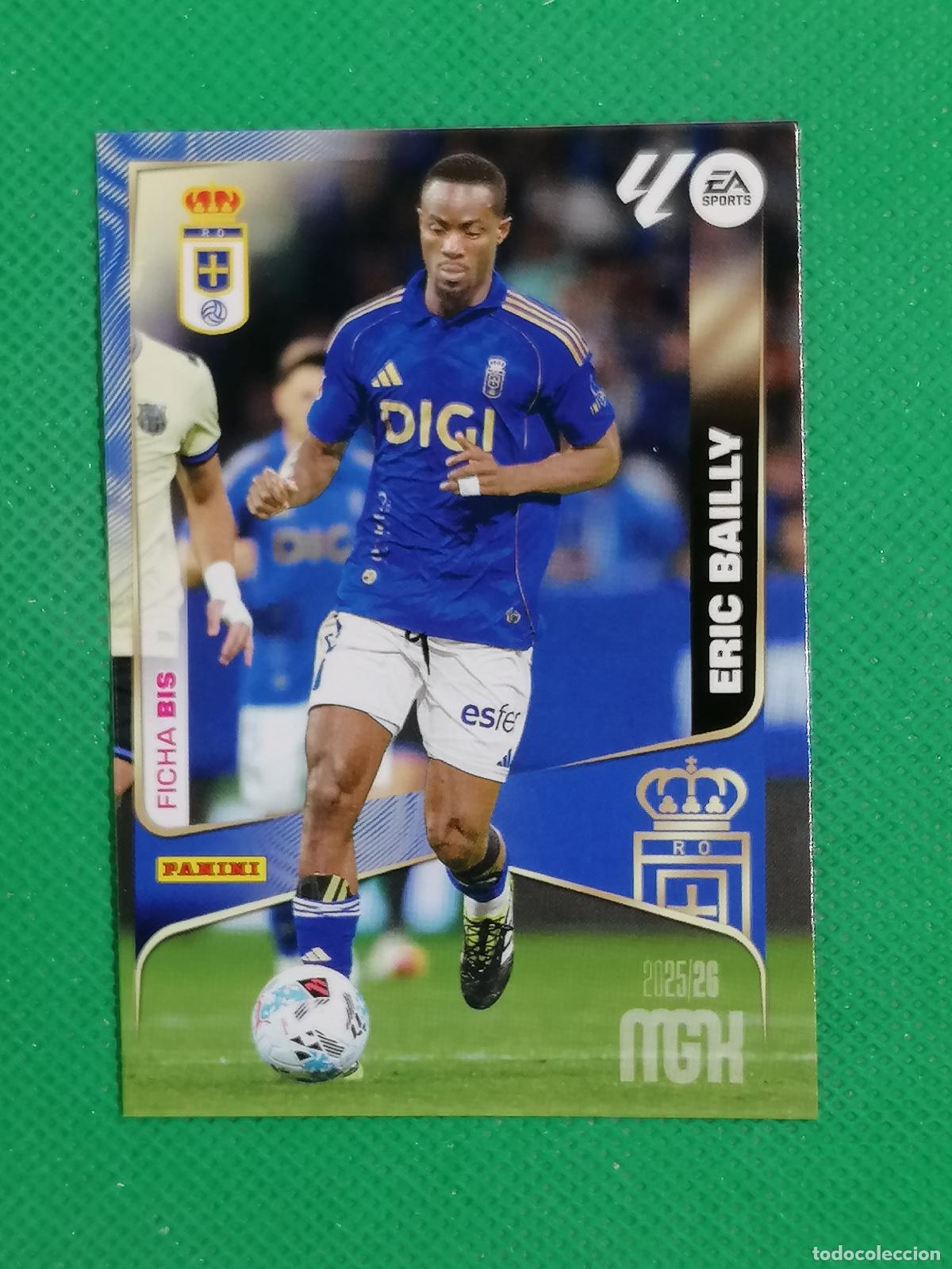 Cromos de F&uacute;tbol: 277 BIS 277BIS ERIC BAILLY OVIEDO LAST CARDS ⚽ MEGACRACKS LIGA 2025 2026 25 26 ⚽