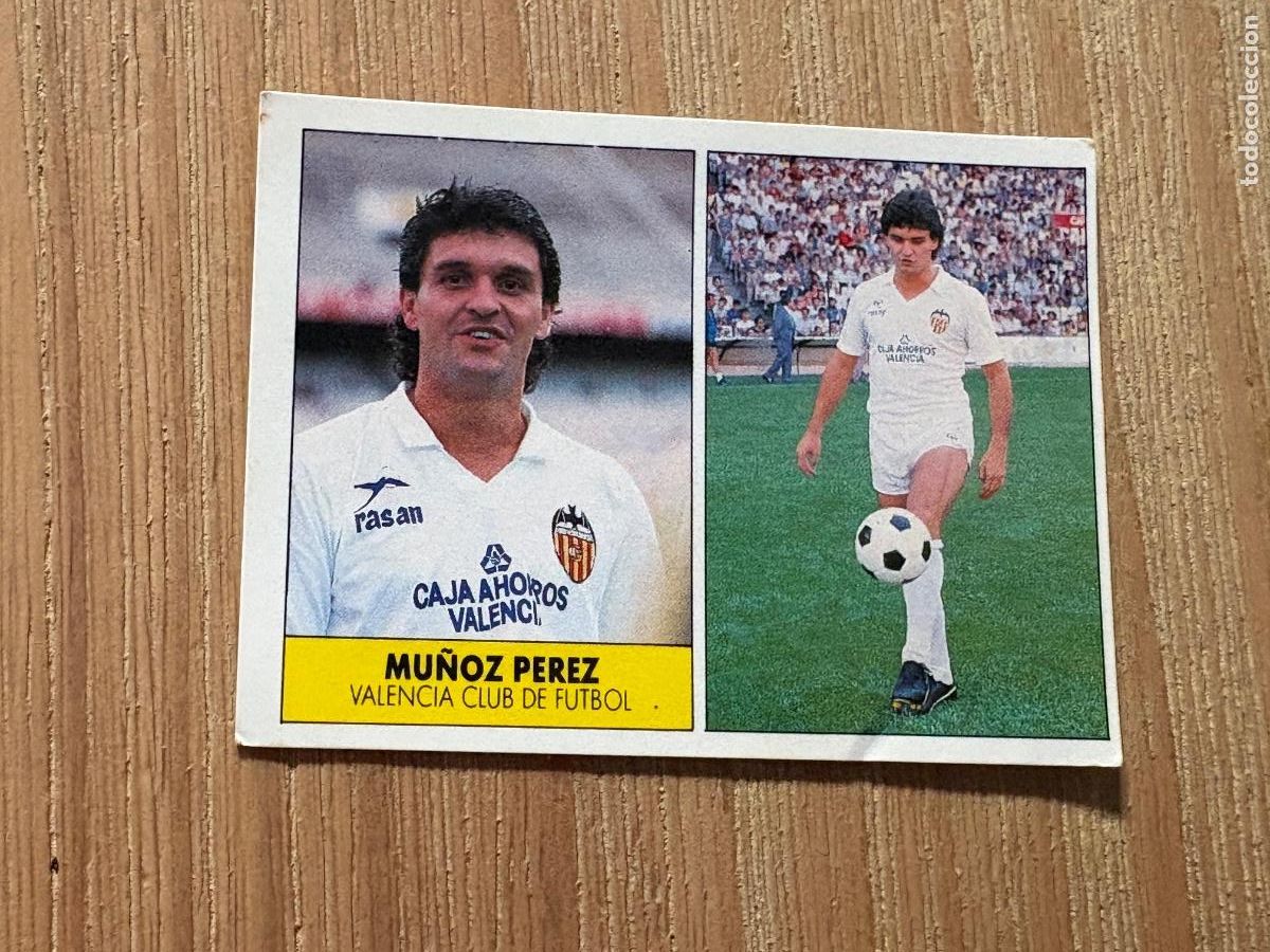 Cromos de F&uacute;tbol: 18. CROMO FESTIVAL 87 1987-88 87-88 SIN PEGAR MU&Ntilde;OZ P&Eacute;REZ VALENCIA