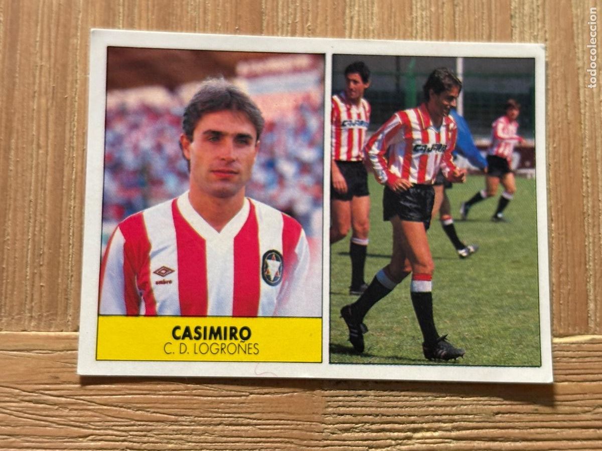 Cartes &agrave; collectionner de Football: 18. CROMO FESTIVAL 87 1987-88 87-88 SIN PEGAR CASIMIRO LOGRO&Ntilde;&Eacute;S