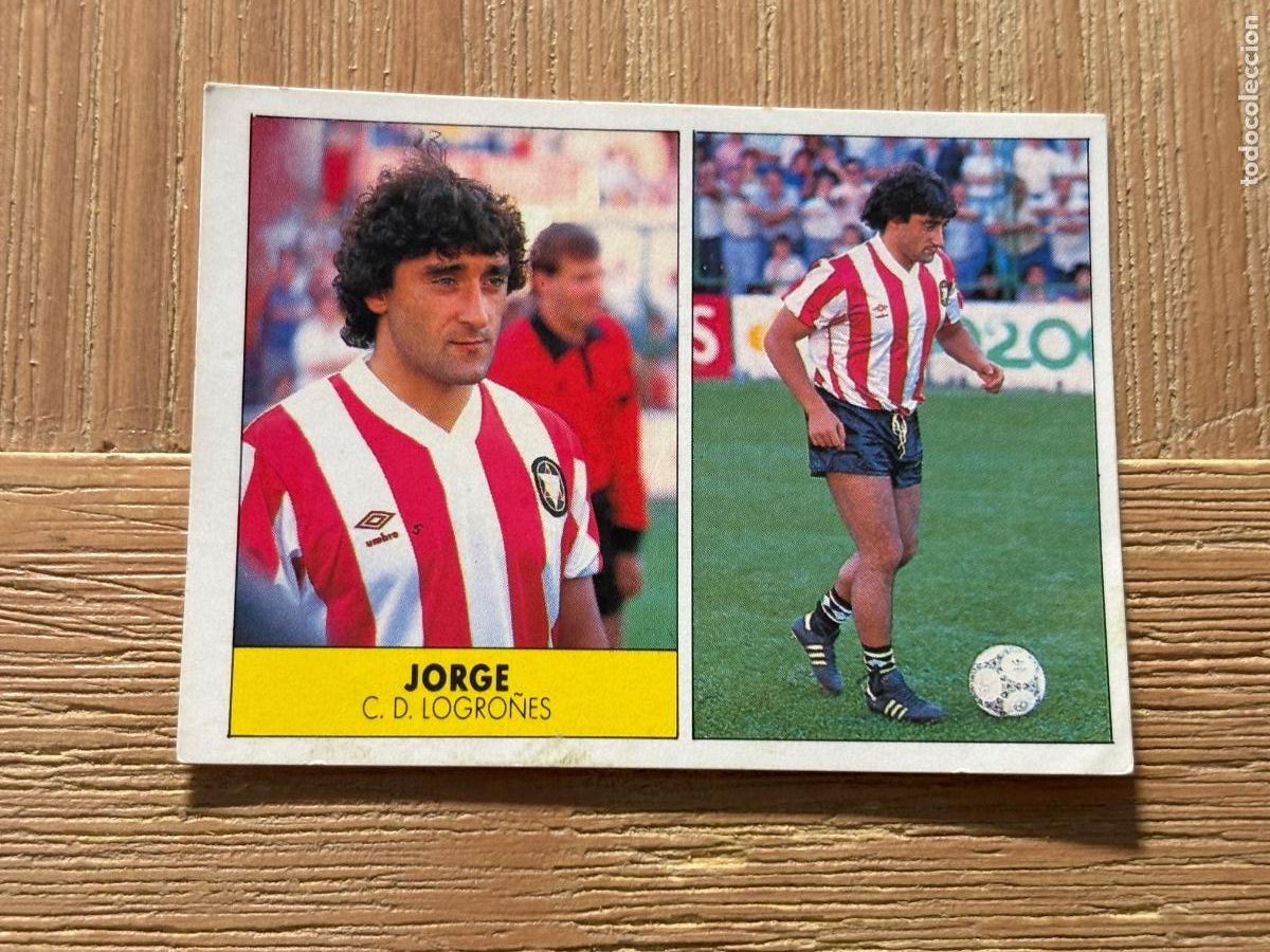 Cromos de Futebol: 18. CROMO FESTIVAL 87 1987-88 87-88 SIN PEGAR JORGE LOGRO&Ntilde;&Eacute;S