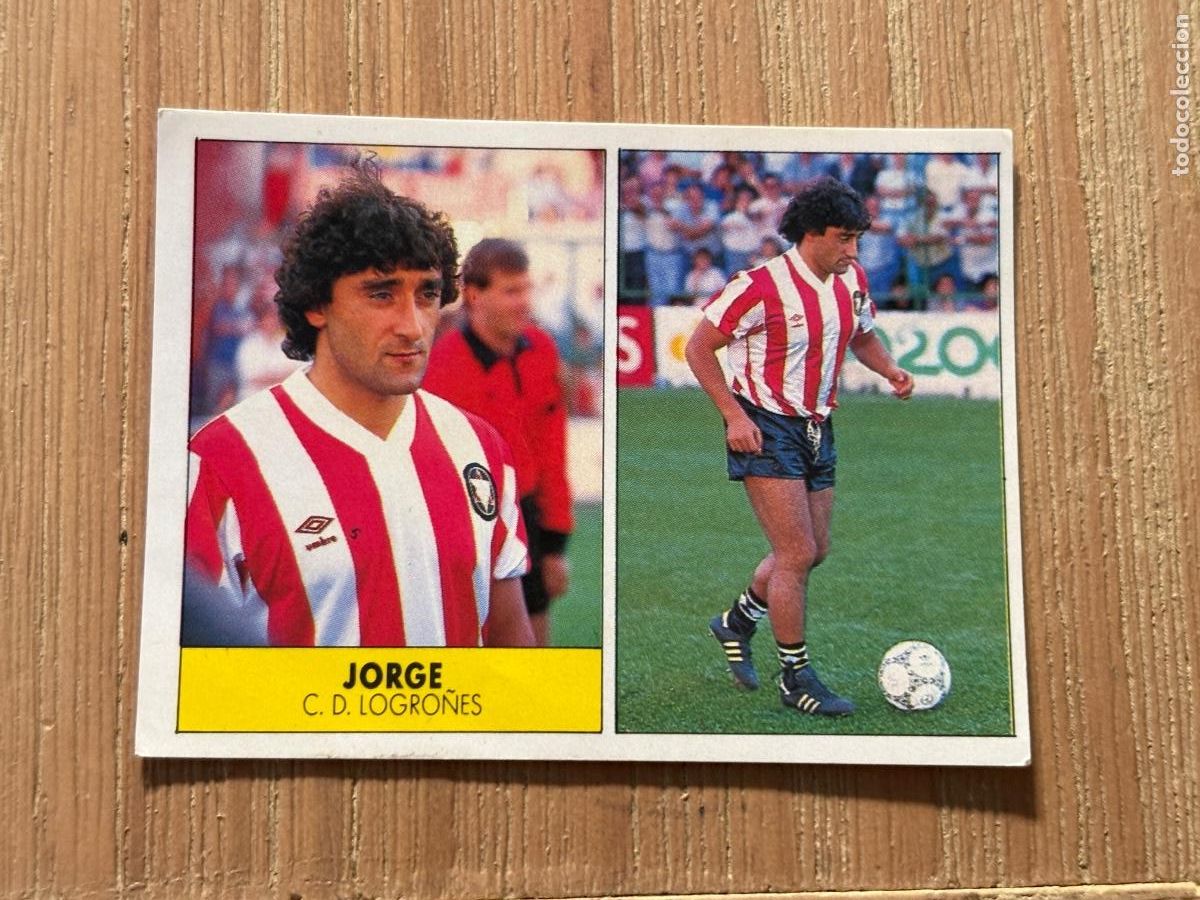 Cromos de Futebol: 18. CROMO FESTIVAL 87 1987-88 87-88 SIN PEGAR JORGE LOGRO&Ntilde;&Eacute;S