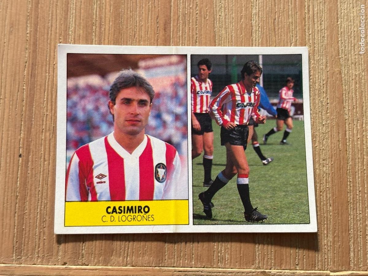 Cromos de Futebol: 18. CROMO FESTIVAL 87 1987-88 87-88 SIN PEGAR CASIMIRO LOGRO&Ntilde;&Eacute;S