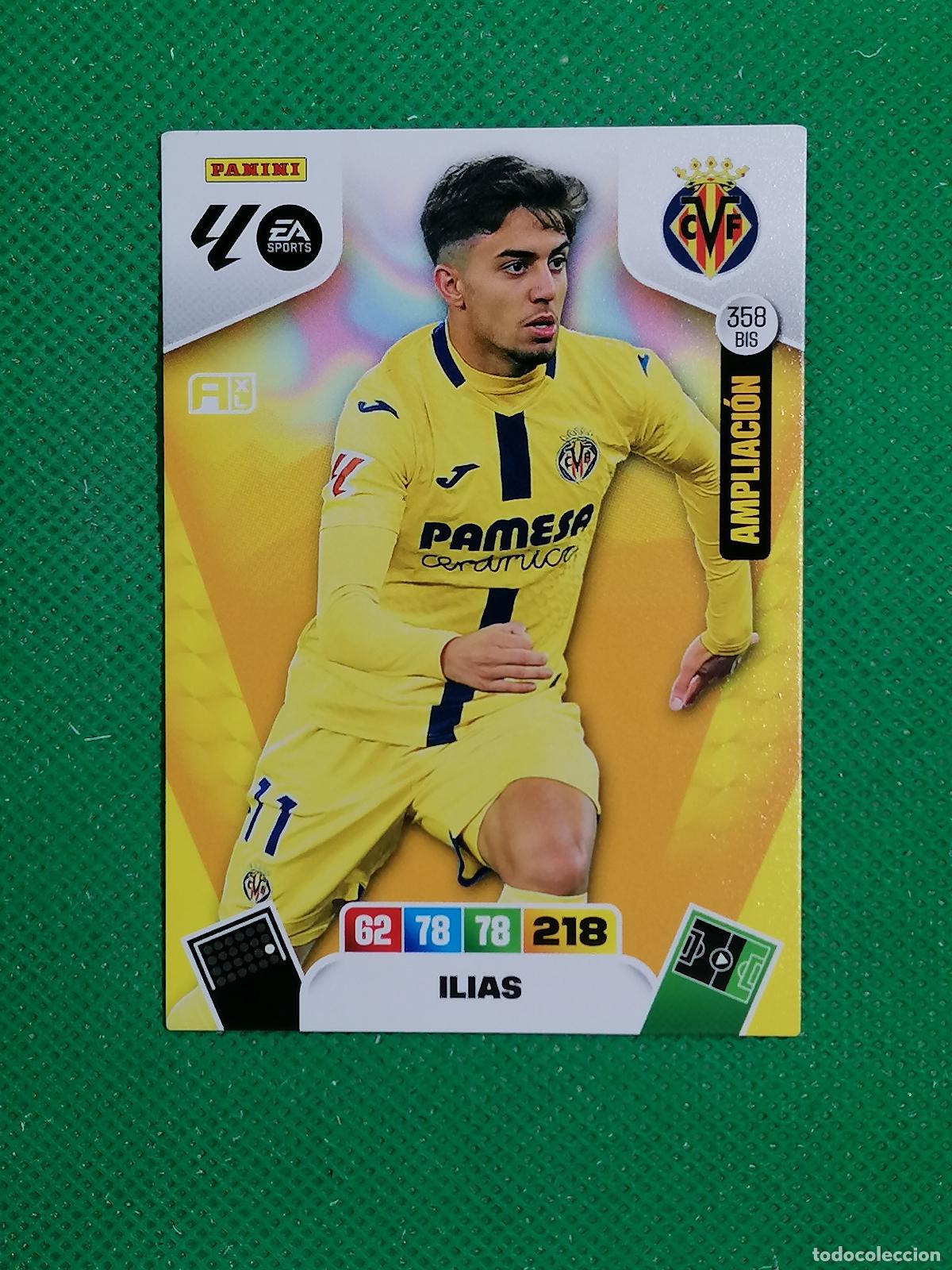 Cromos de Futebol: 358 BIS 358BIS ILIAS VILLARREAL AMPLIACION ⚽ LIGA ADRENALYN XL 2025 2026 25 26 ⚽