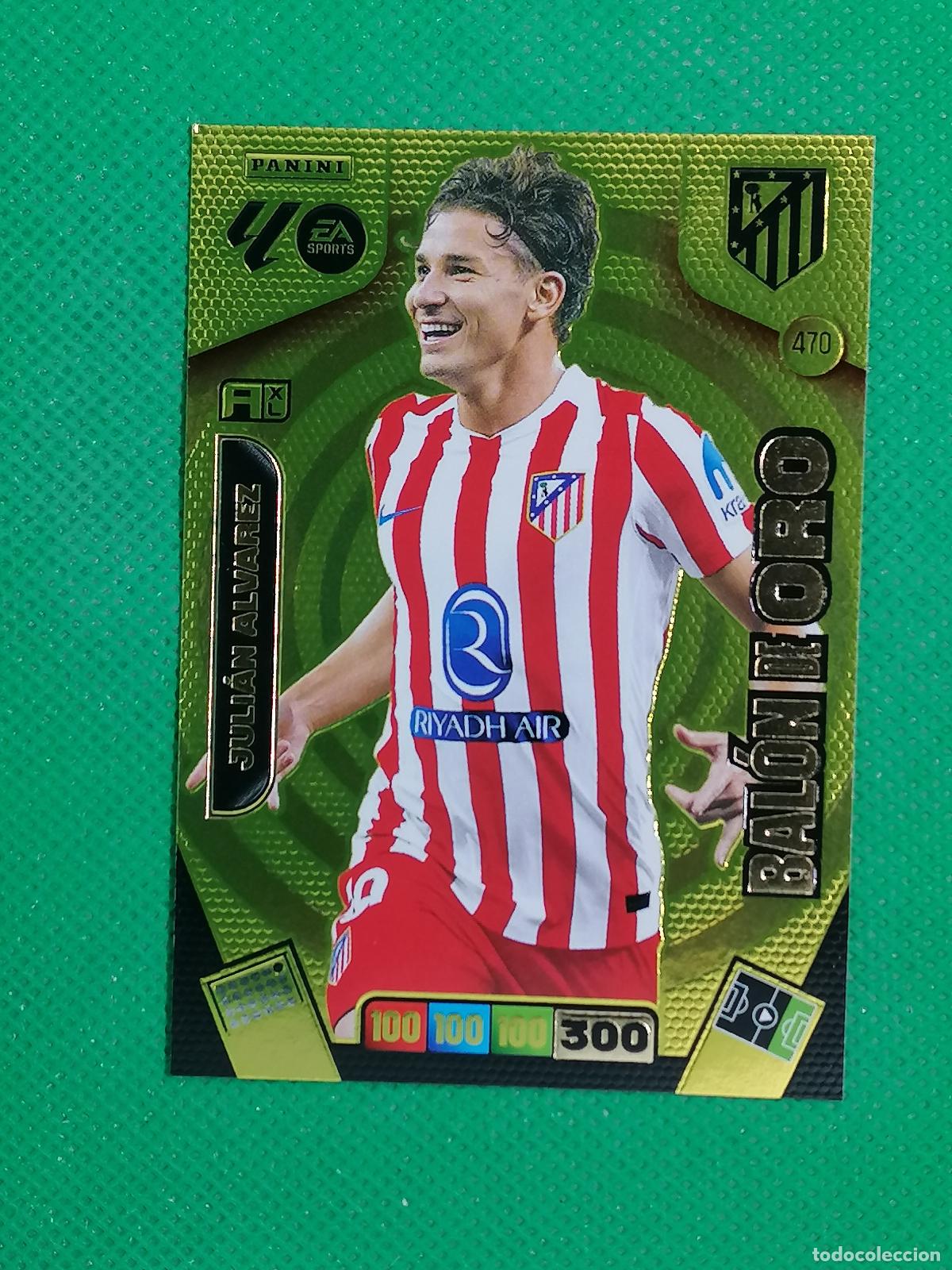 Figurine di Calcio: 470 JULIAN ALVAREZ ATLETICO DE MADRID BALON DE ORO ⚽ LIGA ADRENALYN XL 2025 2026 25 26 ⚽