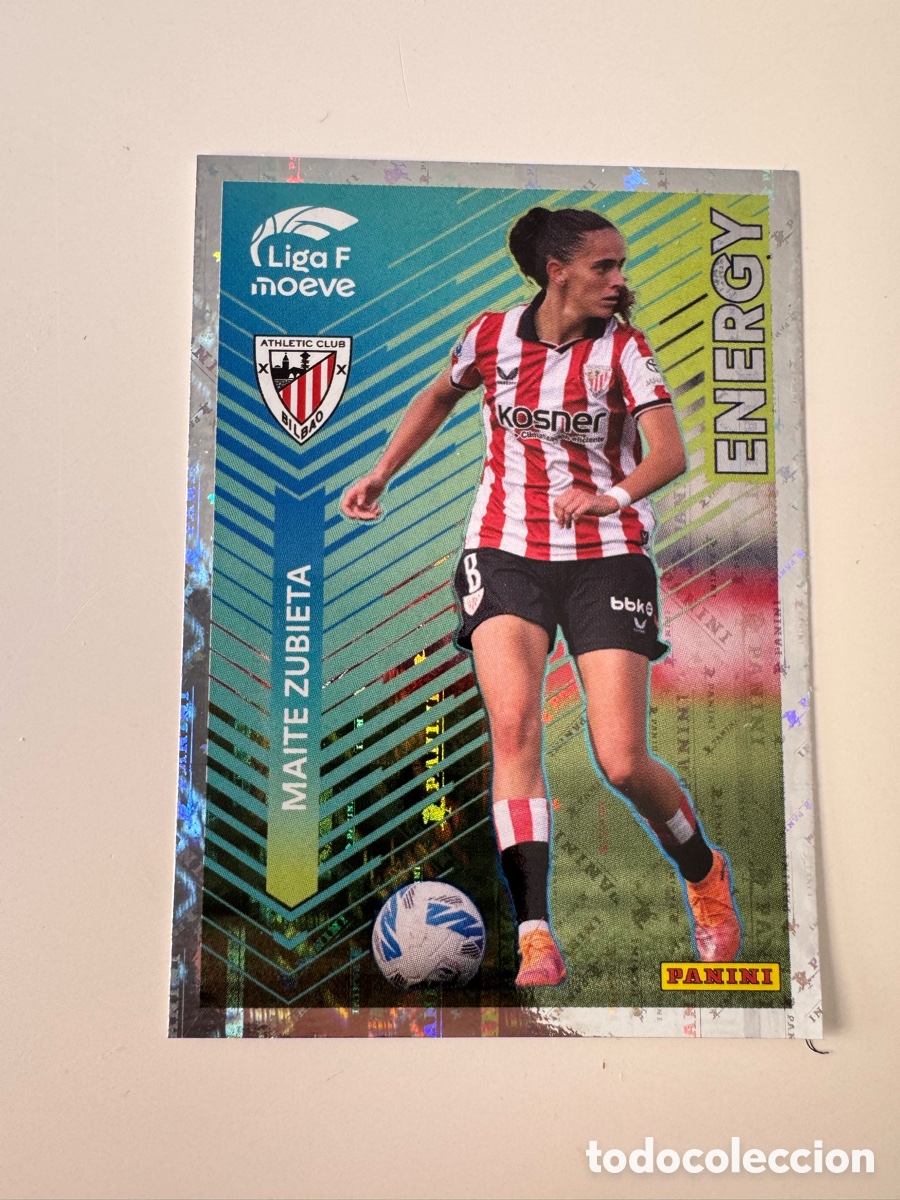 Cromos de F&uacute;tbol: PANINI LIGA F FEMENINA 25 26 2025-2026 &ndash; N&ordm; 347 &ndash; Maite Zubieta Feeling Athletic Club