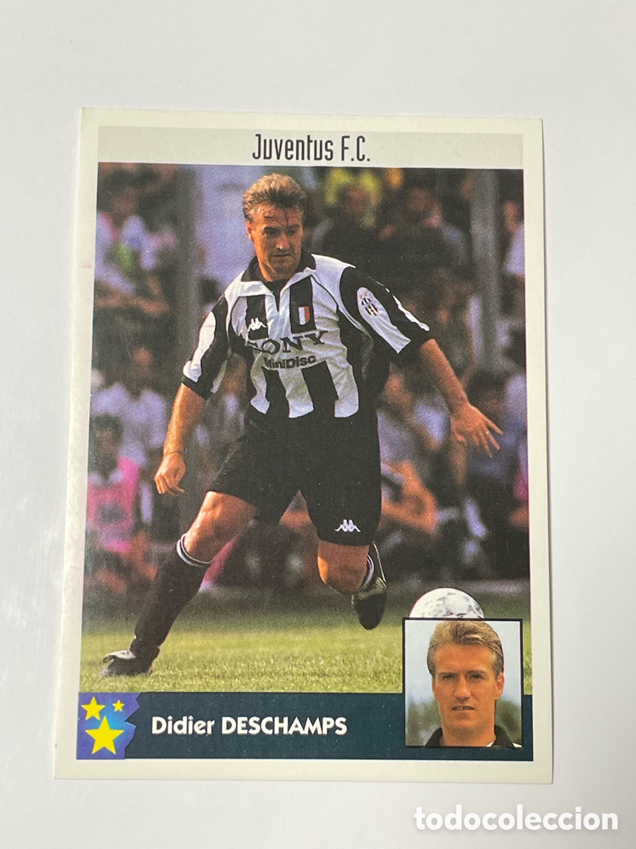 Football Stickers: Didier Deschamps Juventus Panini Los mejores equipos de Europa #139