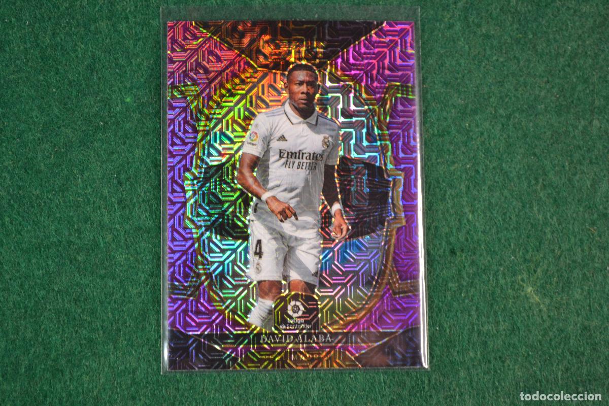 Cromos de F&uacute;tbol: PANINI SELECT LA LIGA 2022-23 - 72 DAVID ALABA (REAL MADRID) PARALELA PURPLE MOJO