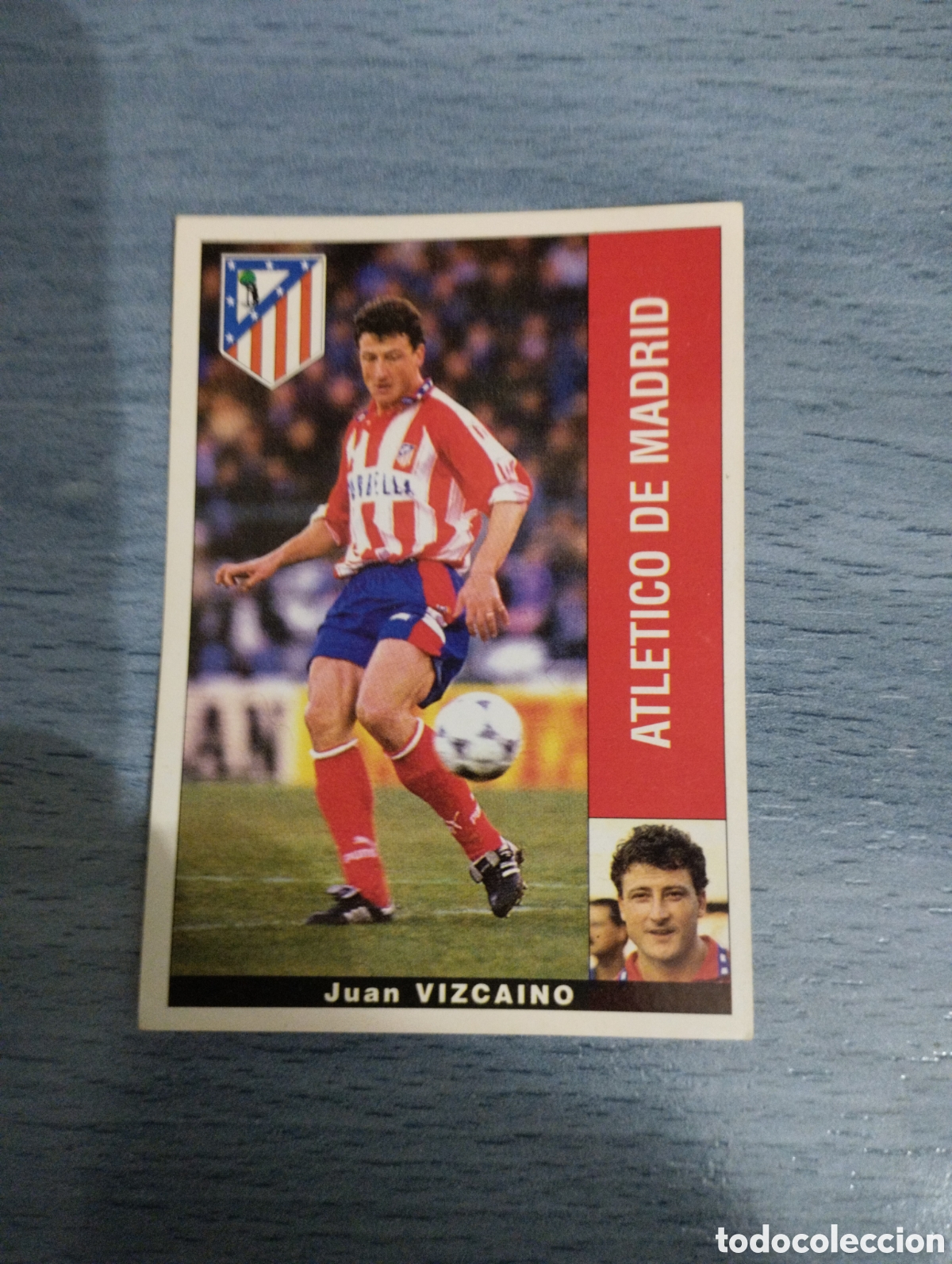 Cromos de F&uacute;tbol: Cromo Panini liga 95 96 vizca&iacute;no atl&eacute;tico de madrid sin pegar