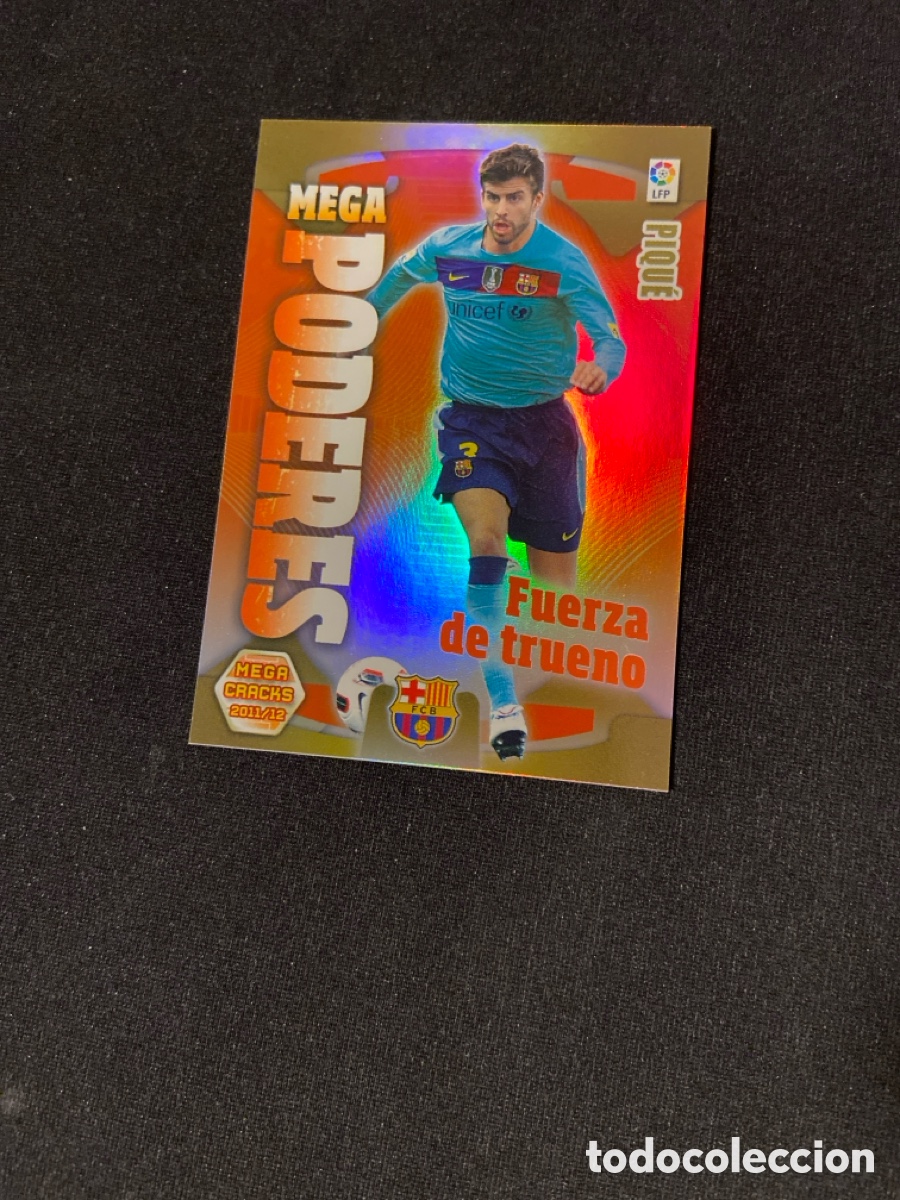 Cromos de F&uacute;tbol: PIQUE 395 MEGA PODERES (BARCELONA)