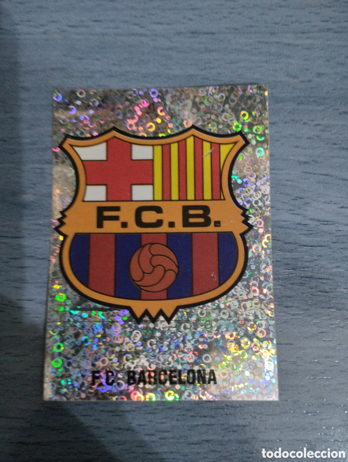 Cartes &agrave; collectionner de Football: Cromo Panini liga 95 96 escudo Barcelona sin pegar
