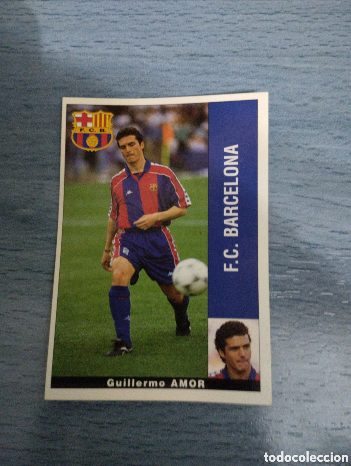 Cromos de F&uacute;tbol: Cromo Panini liga 95 96 Amor Barcelona sin pegar