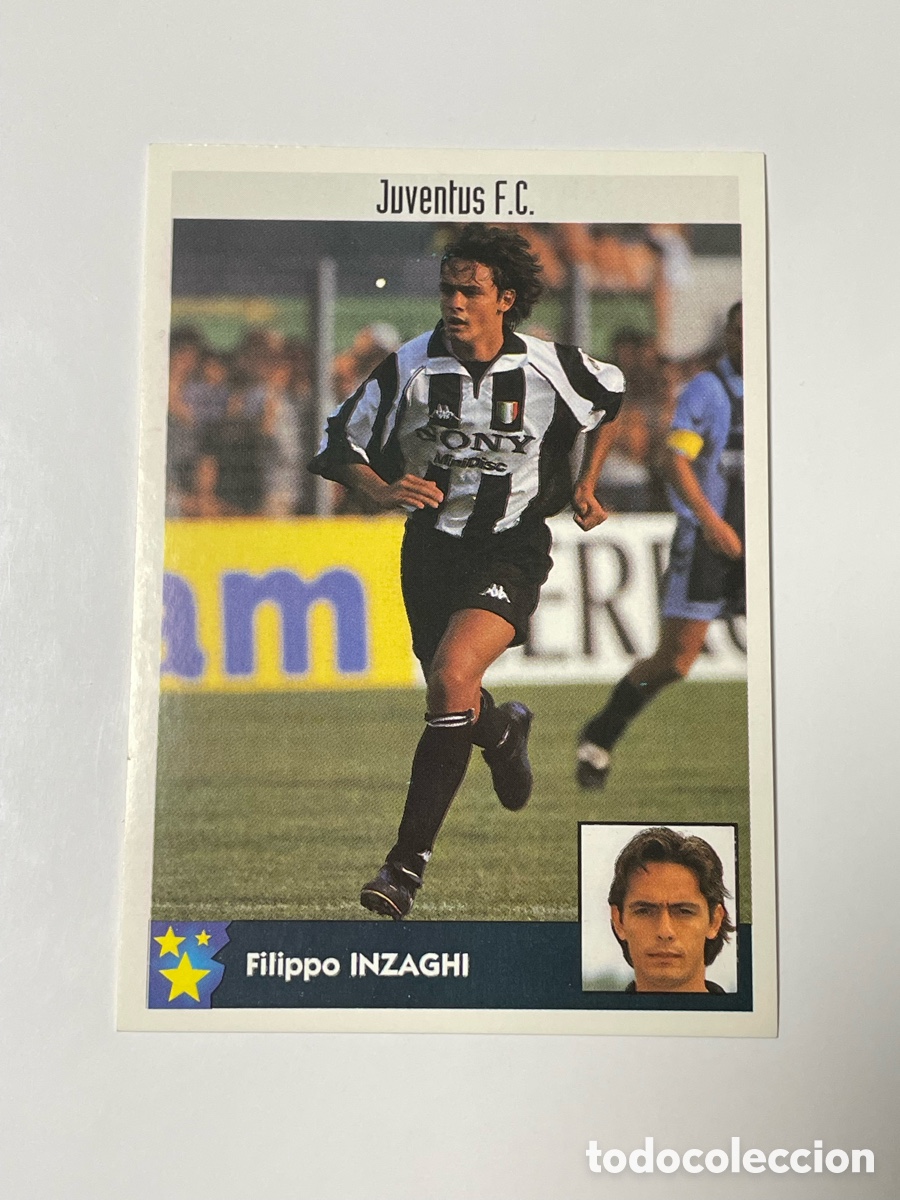 Cromos de F&uacute;tbol: Filippo Inzaghi Juventus Panini Los mejores equipos de Europa 1997/98 #142