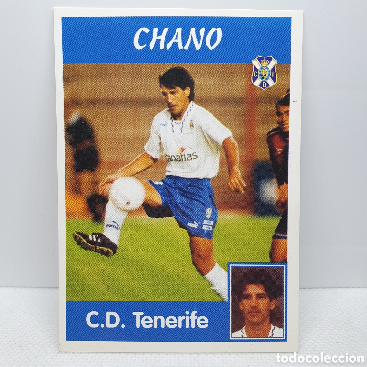 Cromos de F&uacute;tbol: ⚽️ CROMO DE FUTBOL CHANO TENERIFE LIGA 97-98 PANINI SPORTS ALBUM - ESTAMPAS ADHESIVAS - CARTAS -CARD