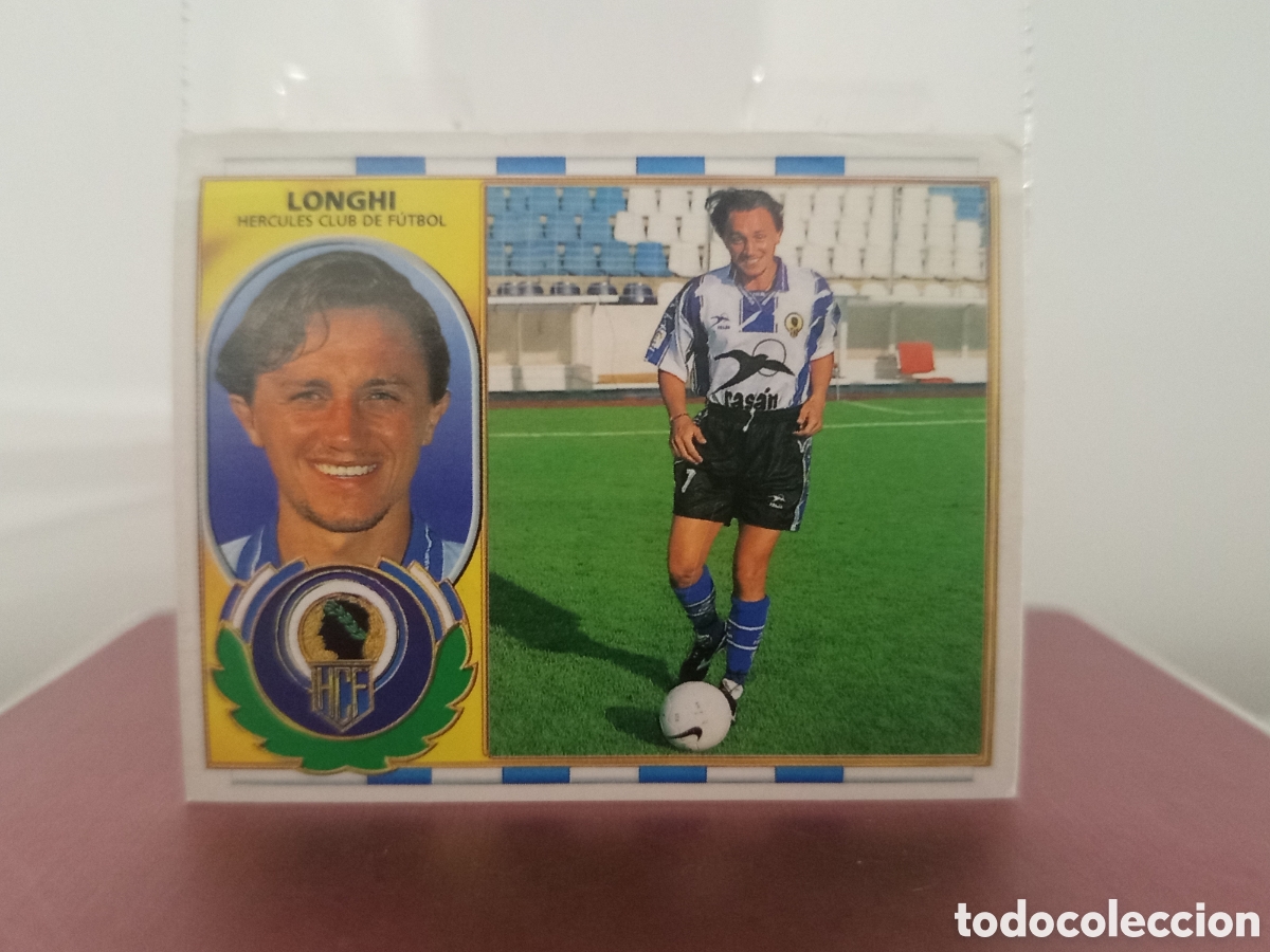 Cromos de F&uacute;tbol: ❇️ CROMO ⚽ LONGHI H&Eacute;RCULES COLOCA 96 97 1996 1997 LFP ESTE VENTANILLA ❇️
