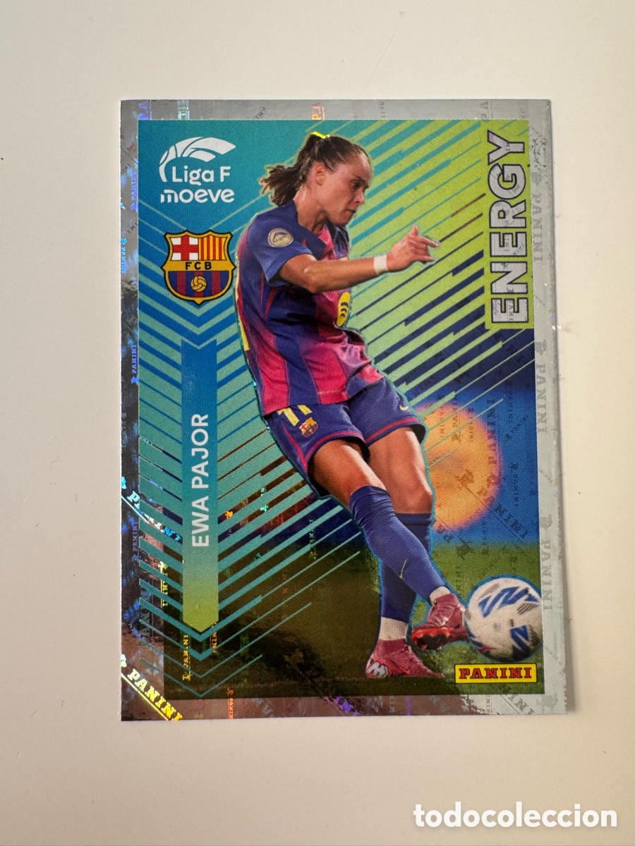 Cromos de F&uacute;tbol: PANINI LIGA F Femenina 25 26 2025-2026 &ndash; ENERGY N&ordm; 339 &ndash; Ewa Pajor FC Barcelona
