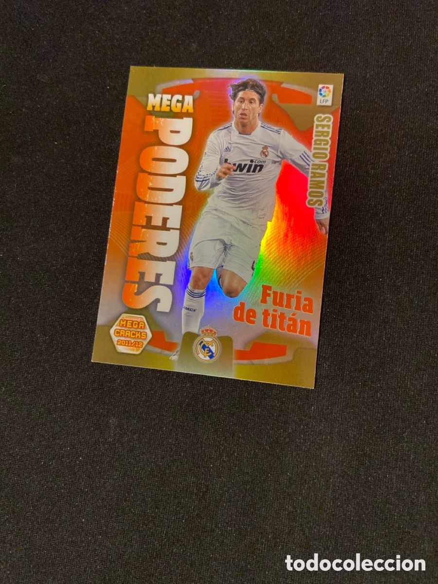 Cromos de F&uacute;tbol: SERGIO RAMOS 398 MEGA PODERES (REAL MADRID)