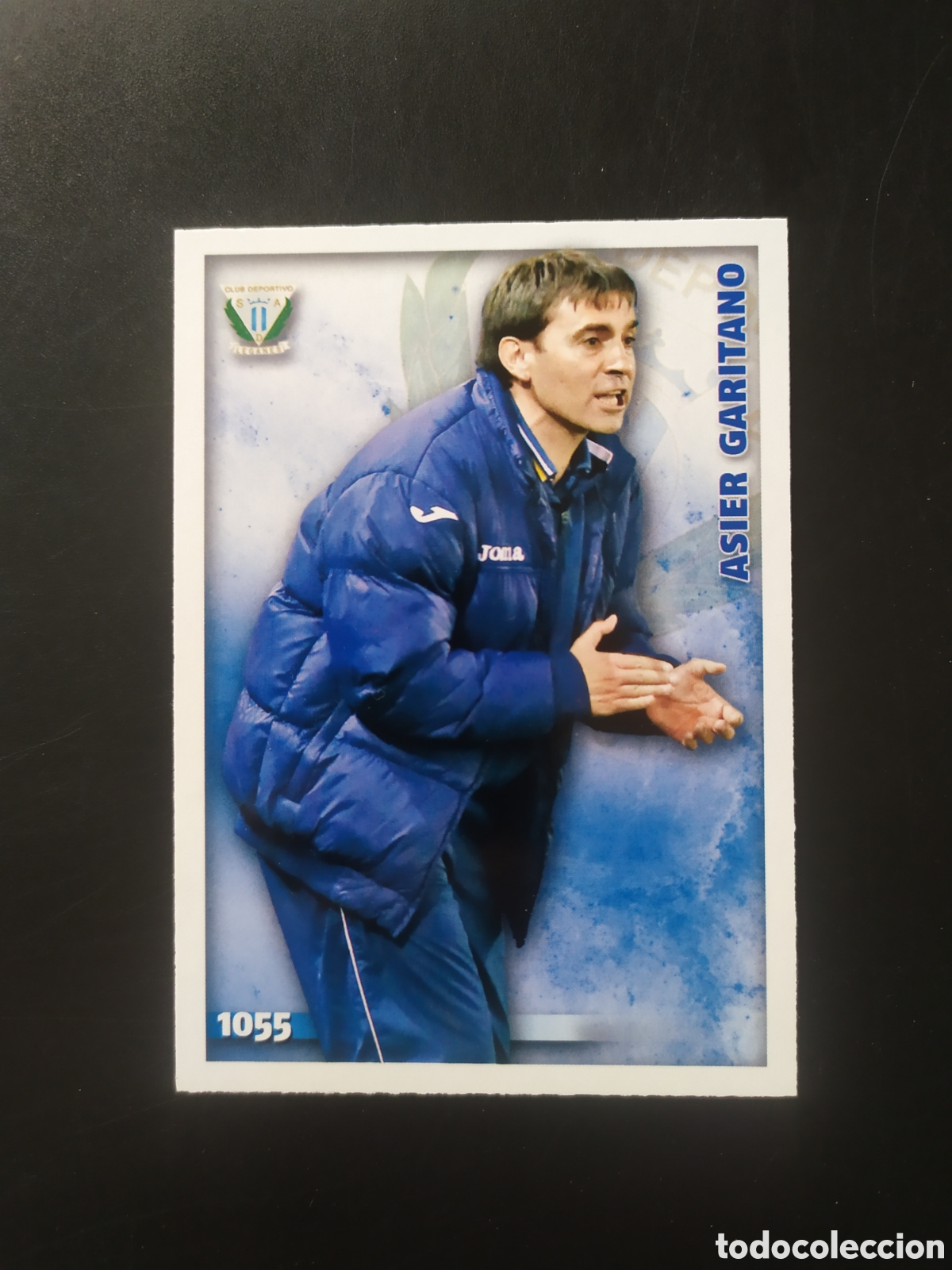 Fu&szlig;ball-Sticker: Mundicromo fichas Liga 2014 2015 14 15 Asier Garitano n&deg; 1055 Leganes