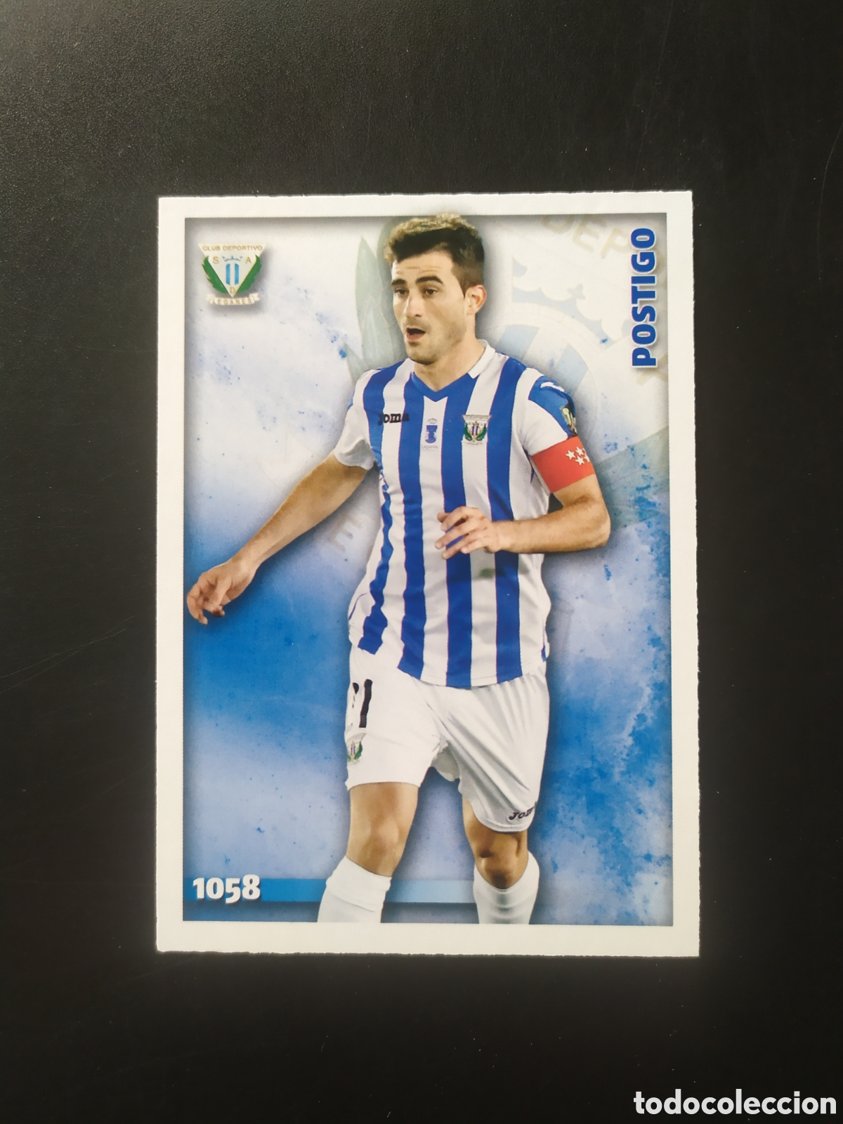 Fu&szlig;ball-Sticker: Mundicromo fichas Liga 2014 2015 14 15 Postigo n&deg; 1058 Leganes