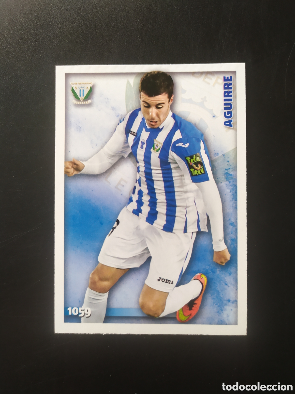 Fu&szlig;ball-Sticker: Mundicromo fichas Liga 2014 2015 14 15 Aguirre n&deg; 1059 Leganes