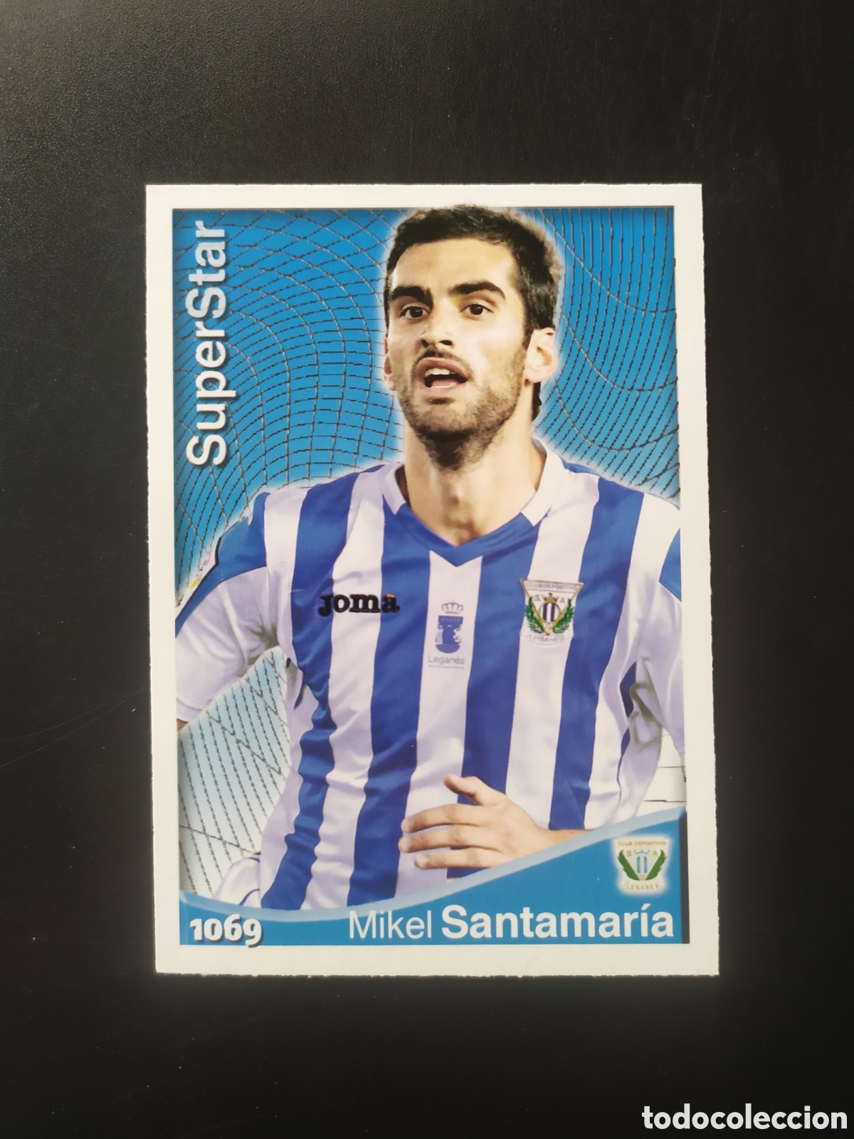 Fu&szlig;ball-Sticker: Mundicromo fichas Liga 2014 2015 14 15 Santamar&iacute;a superstar n&deg; 1069 Leganes