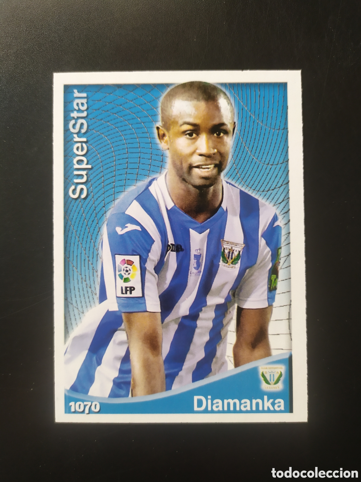 Fu&szlig;ball-Sticker: Mundicromo fichas Liga 2014 2015 14 15 Diamanka superstar corregido n&deg; 1070 Leganes