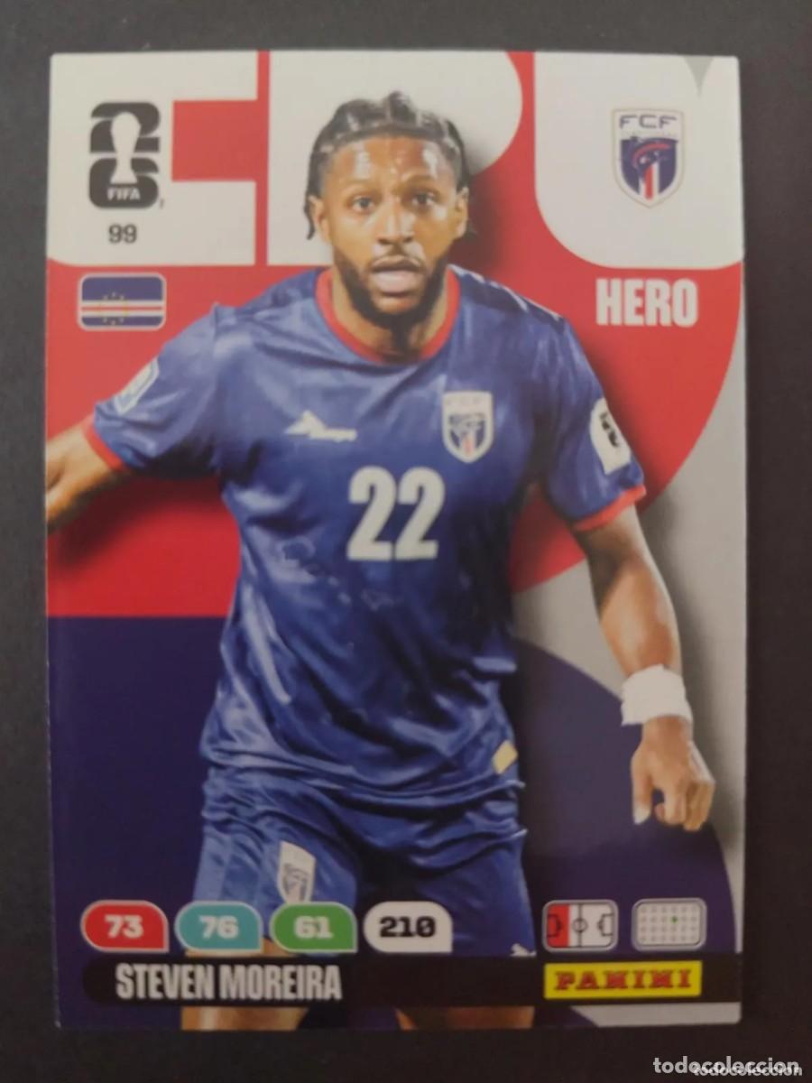 Cromos de F&uacute;tbol: 99 ST&Eacute;VEN MOREIRA CABO VERDE ADRENALYN MUNDIAL FIFA WORLD CUP 2026 PANINI