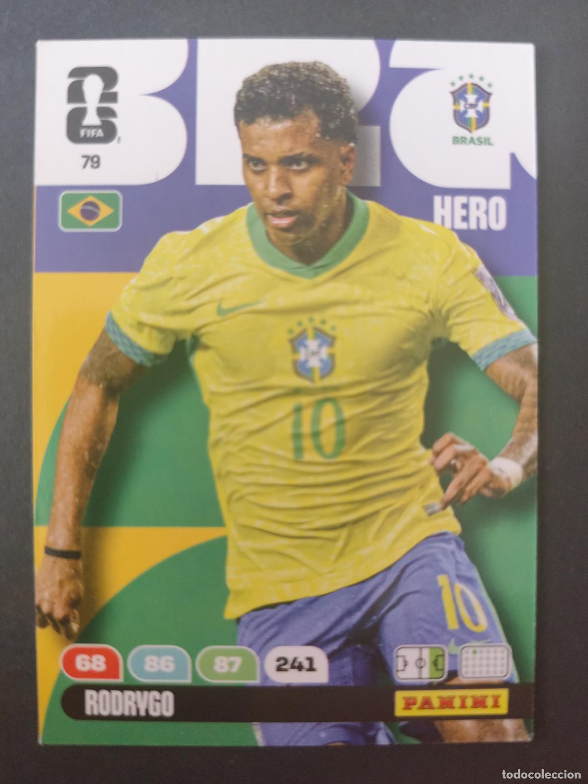 Cromos de F&uacute;tbol: 79 RODRYGO BRASIL ADRENALYN MUNDIAL FIFA WORLD CUP 2026 PANINI