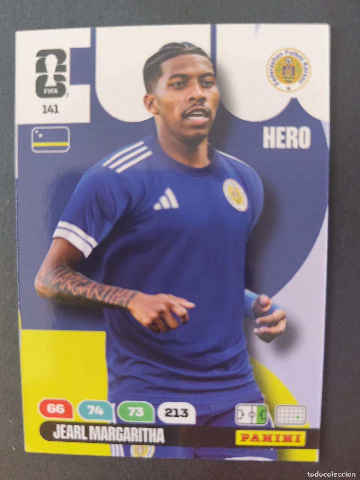 Cromos de Futebol: 141 JEARL MARGARITHA CURAZAO ADRENALYN MUNDIAL FIFA WORLD CUP 2026 PANINI