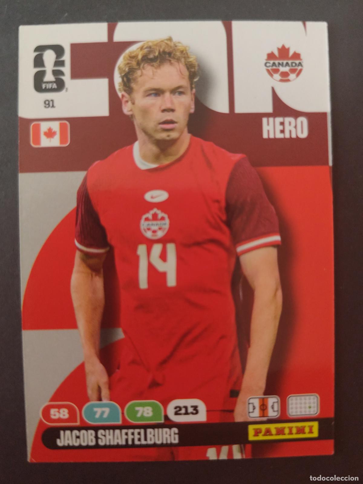 Cromos de Futebol: 91 JACOB SHAFFELBURG CANAD&Aacute; ADRENALYN MUNDIAL FIFA WORLD CUP 2026 PANINI
