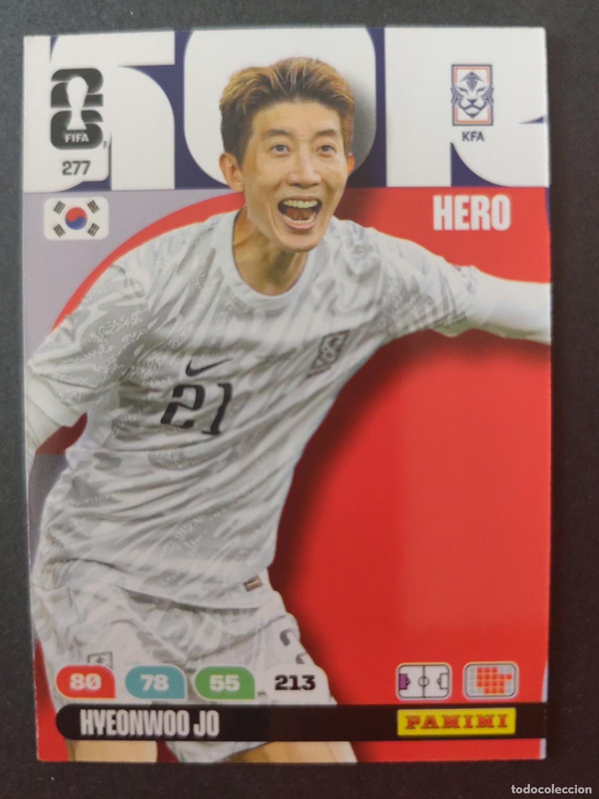 Cartes &agrave; collectionner de Football: 277 HYEON-WOO JO COREA DEL SUR ADRENALYN MUNDIAL FIFA WORLD CUP 2026 PANINI