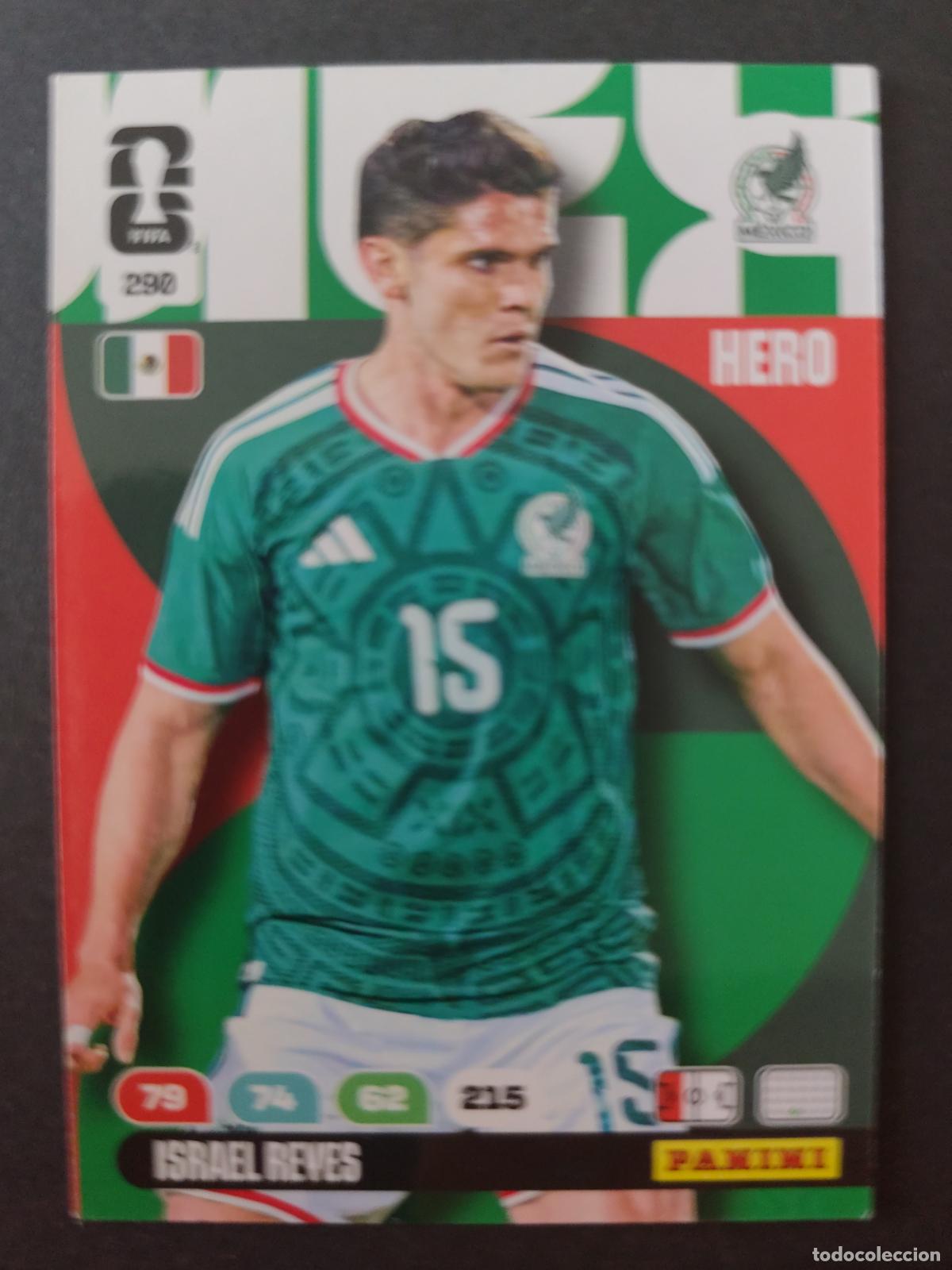 Cartes &agrave; collectionner de Football: 290 ISRAEL REYES M&Eacute;XICO ADRENALYN MUNDIAL FIFA WORLD CUP 2026 PANINI