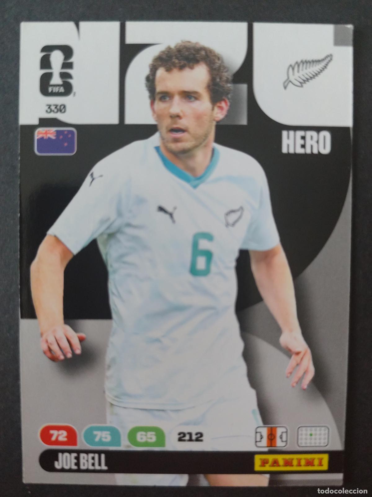 Cartes &agrave; collectionner de Football: 330 JOE BELL NUEVA ZELANDA ADRENALYN MUNDIAL FIFA WORLD CUP 2026 PANINI