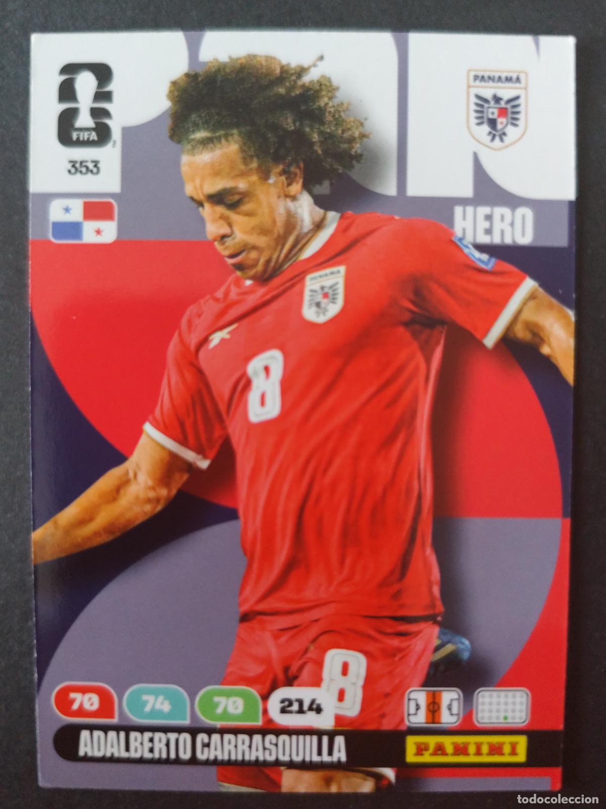 Cromos de F&uacute;tbol: 353 ADALBERTO CARRASQUILLA PANAM&Aacute; ADRENALYN MUNDIAL FIFA WORLD CUP 2026 PANINI
