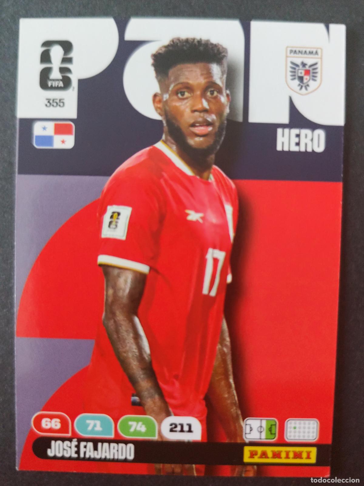 Cromos de F&uacute;tbol: 355 JOS&Eacute; FAJARDO PANAM&Aacute; ADRENALYN MUNDIAL FIFA WORLD CUP 2026 PANINI
