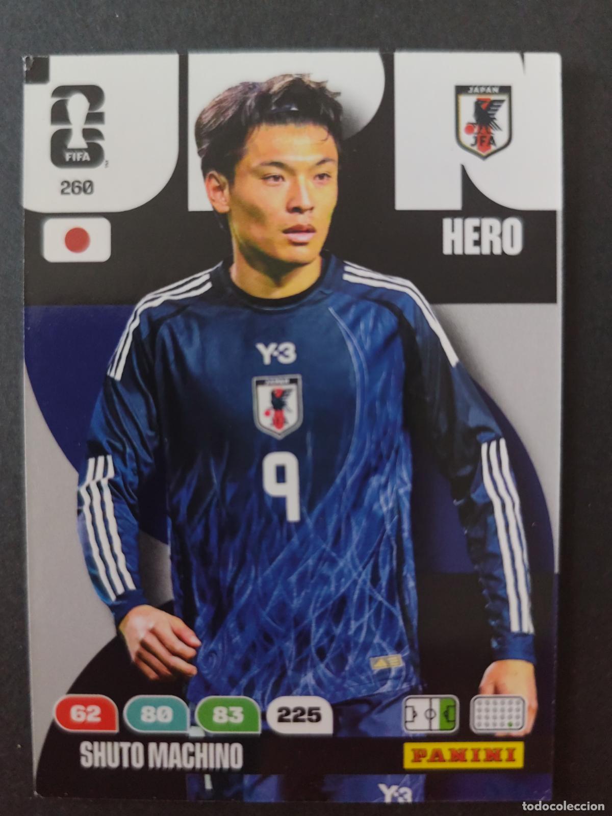 Cromos de Futebol: 260 SHUTO MACHINO JAP&Oacute;N ADRENALYN MUNDIAL FIFA WORLD CUP 2026 PANINI