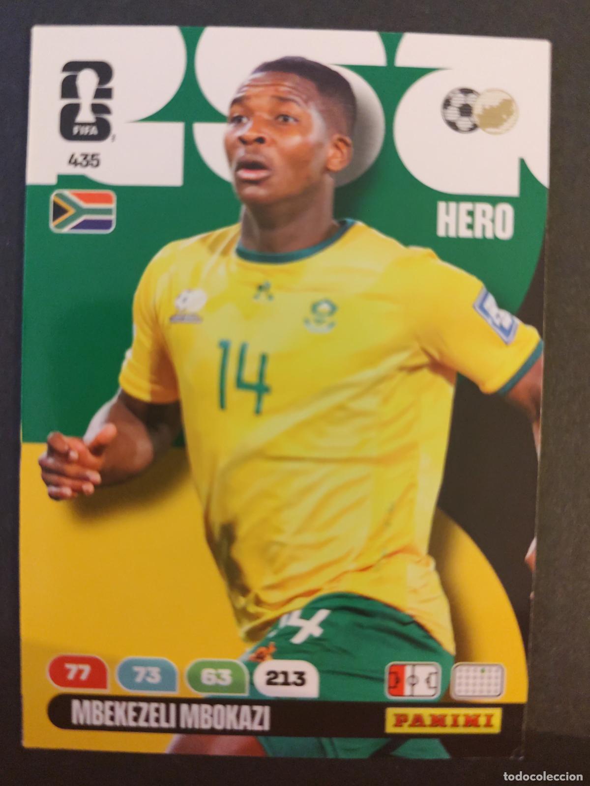 Cromos de F&uacute;tbol: 435 MBEKEZELI MBOKAZI SUD&Aacute;FRICA ADRENALYN MUNDIAL FIFA WORLD CUP 2026 PANINI