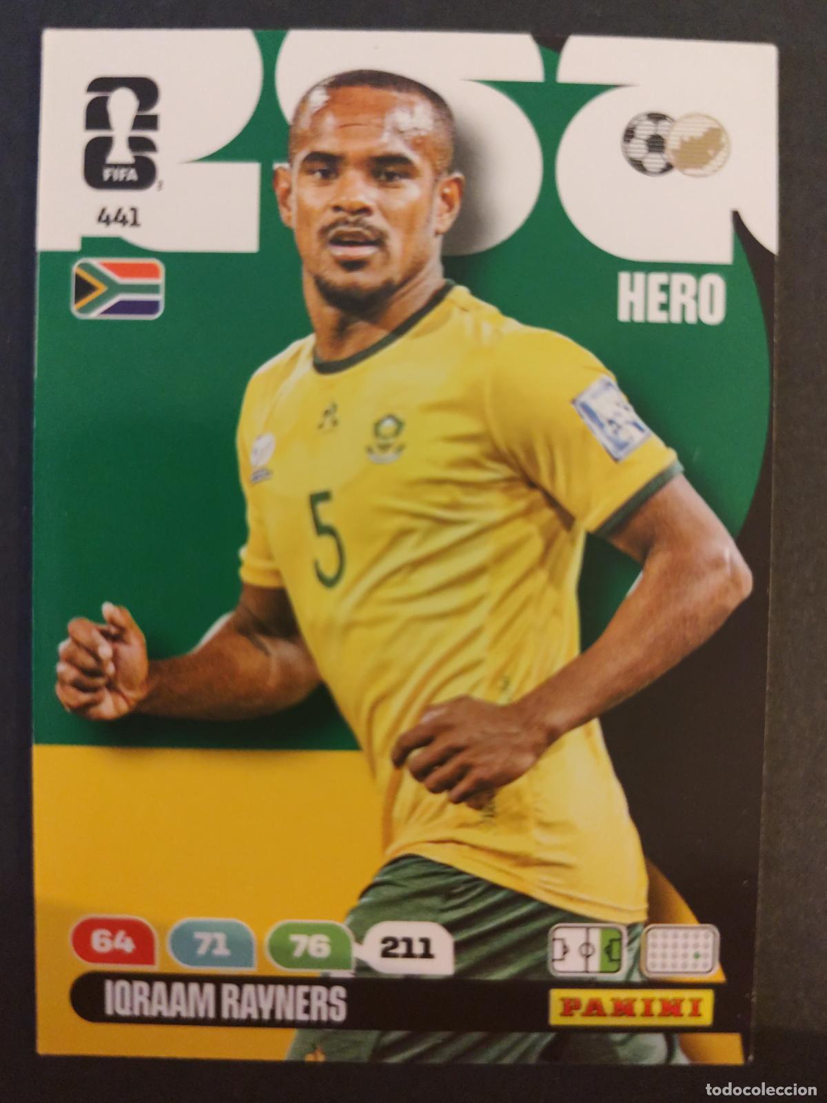 Cromos de F&uacute;tbol: 441 IQRAAM RAYNERS SUD&Aacute;FRICA ADRENALYN MUNDIAL FIFA WORLD CUP 2026 PANINI