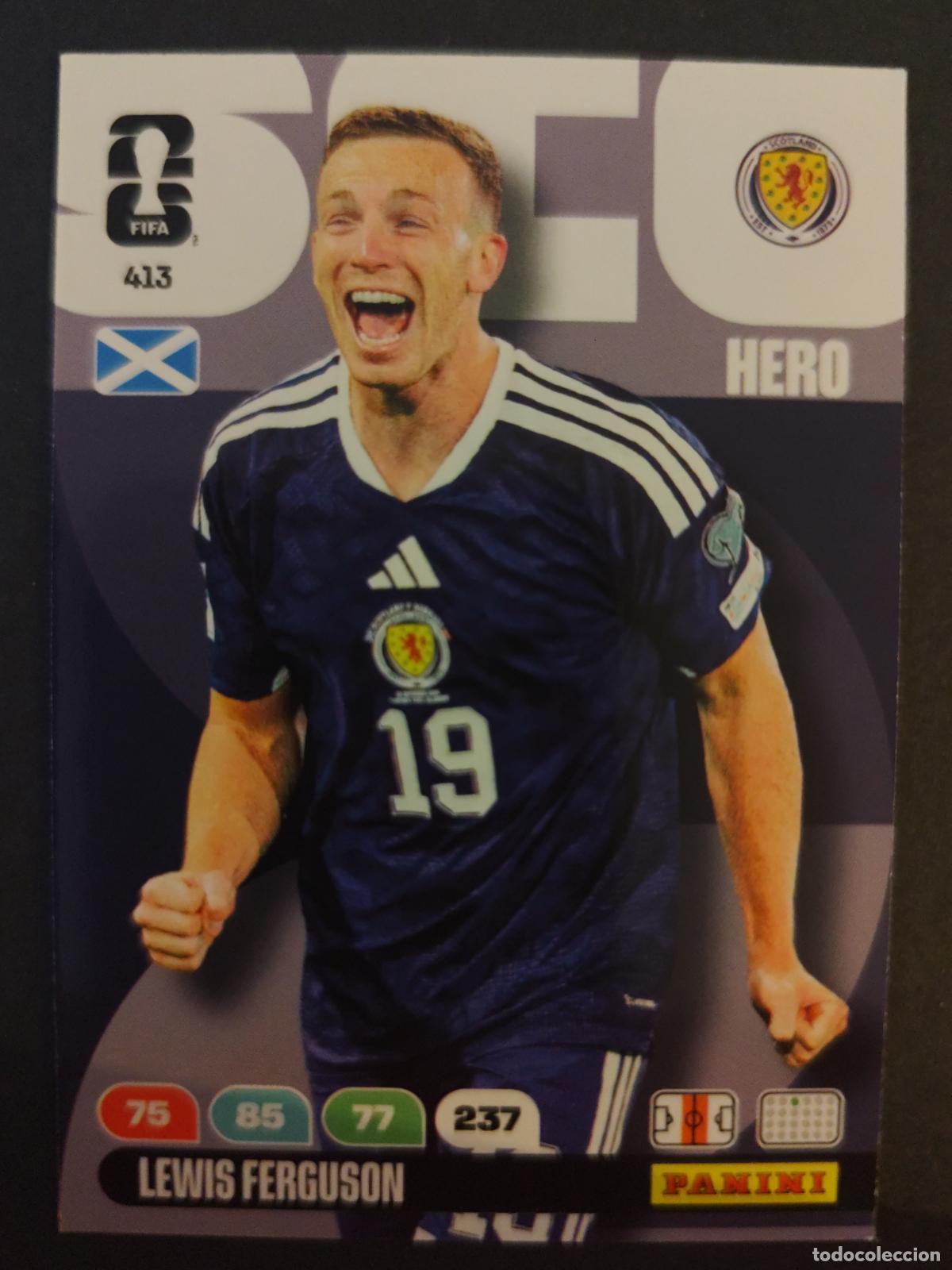 Cartes &agrave; collectionner de Football: 413 LEWIS FERGUSON ESCOCIA ADRENALYN MUNDIAL FIFA WORLD CUP 2026 PANINI
