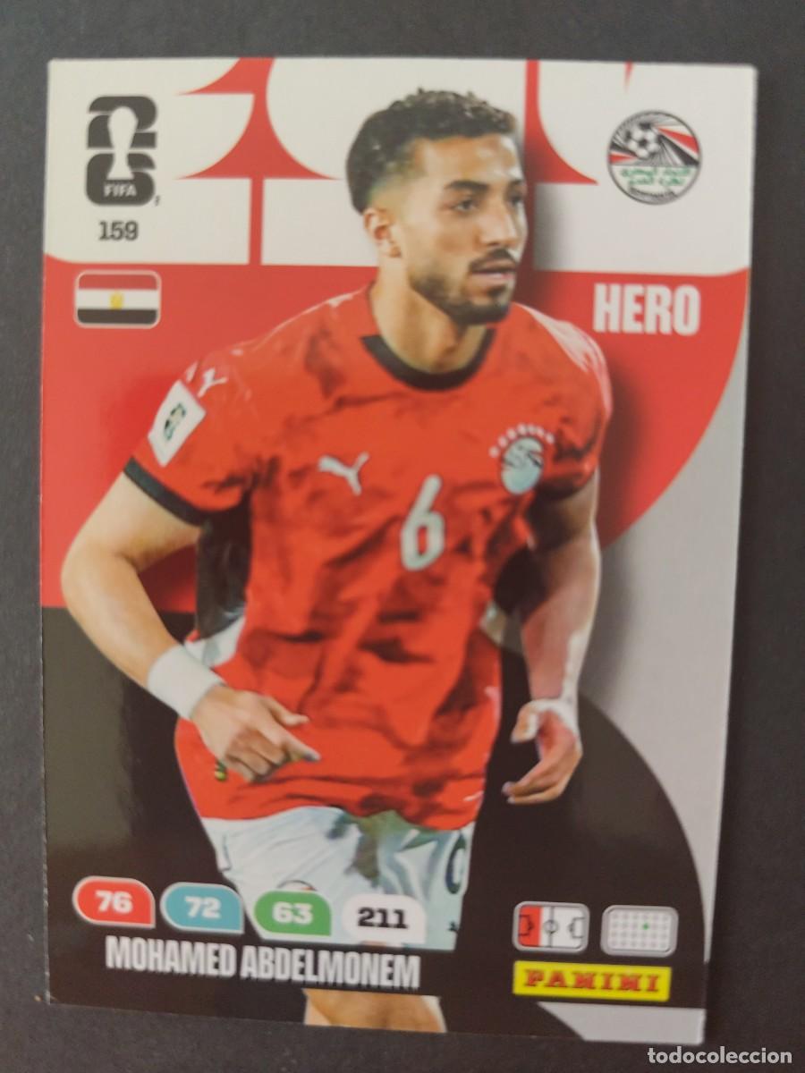 Cartes &agrave; collectionner de Football: 159 MOHAMED ABDELMONEM EGIPTO ADRENALYN MUNDIAL FIFA WORLD CUP 2026 PANINI