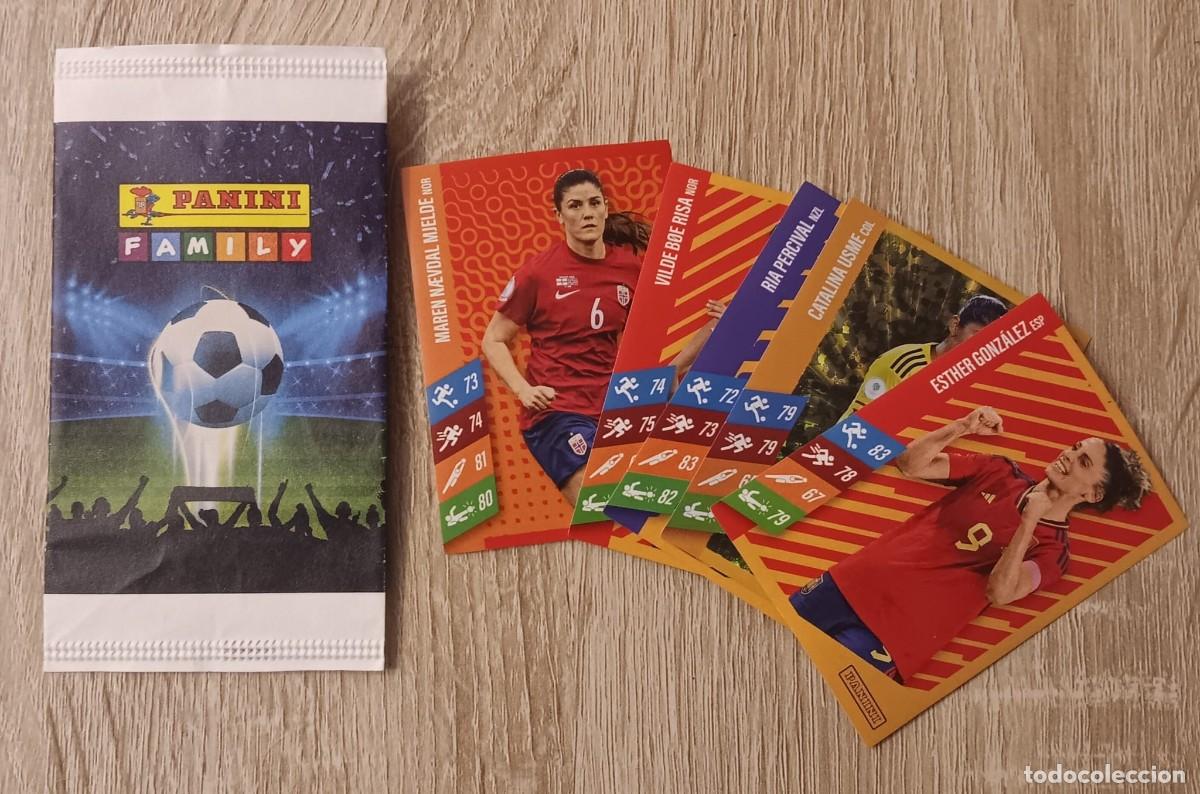 Cromos de f&uacute;tbol: CROMOS PANINI FAMILY SELECCIONES FUTBOL FEMENINO PROMOCION MCDONALDS MAS SOBRE