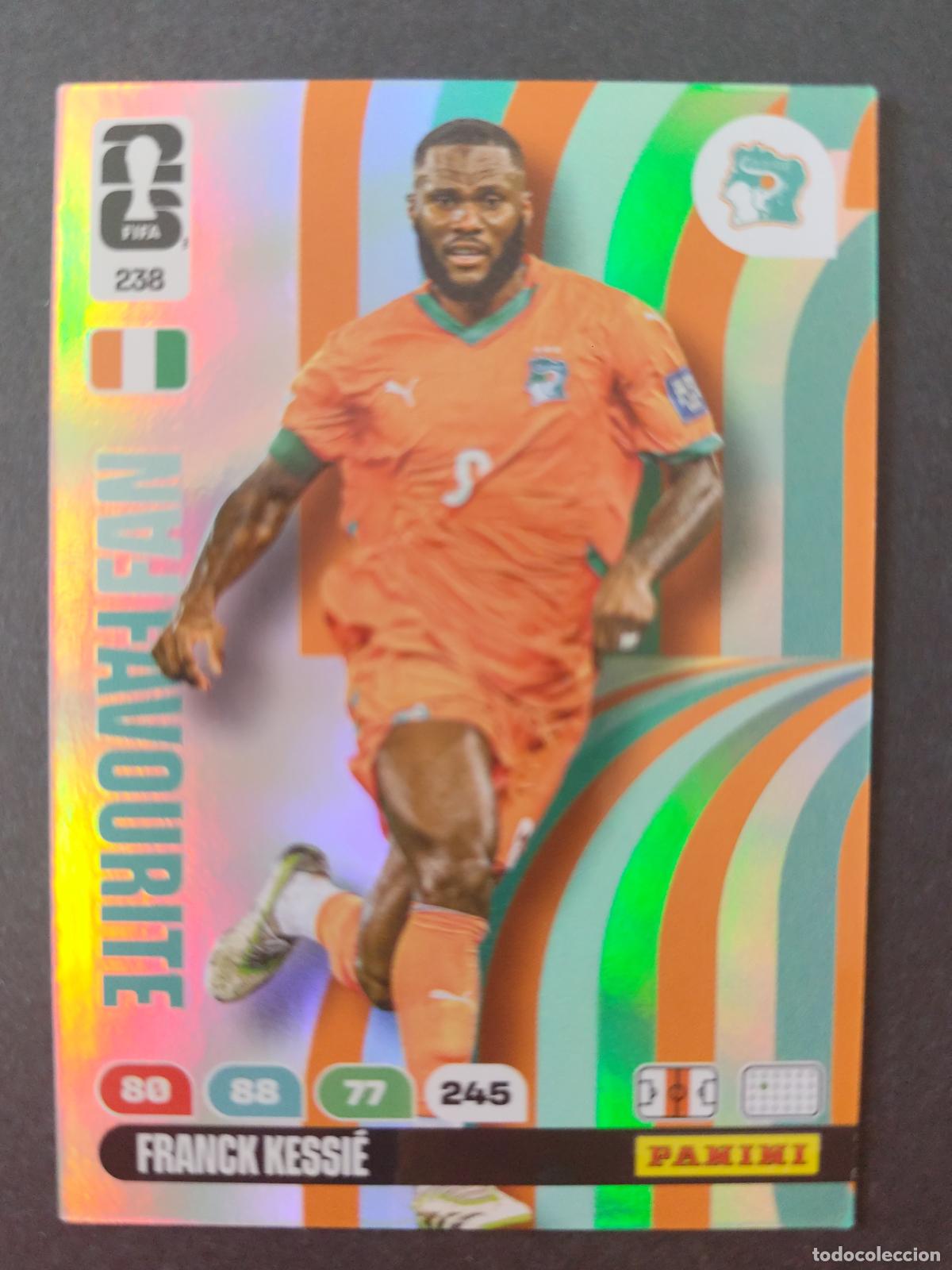 Cromos de Futebol: 238 FRANCK KESSI&Eacute; FAN FAVOURITE COSTA DE MARFIL ADRENALYN MUNDIAL FIFA WORLD CUP 2026 PANINI